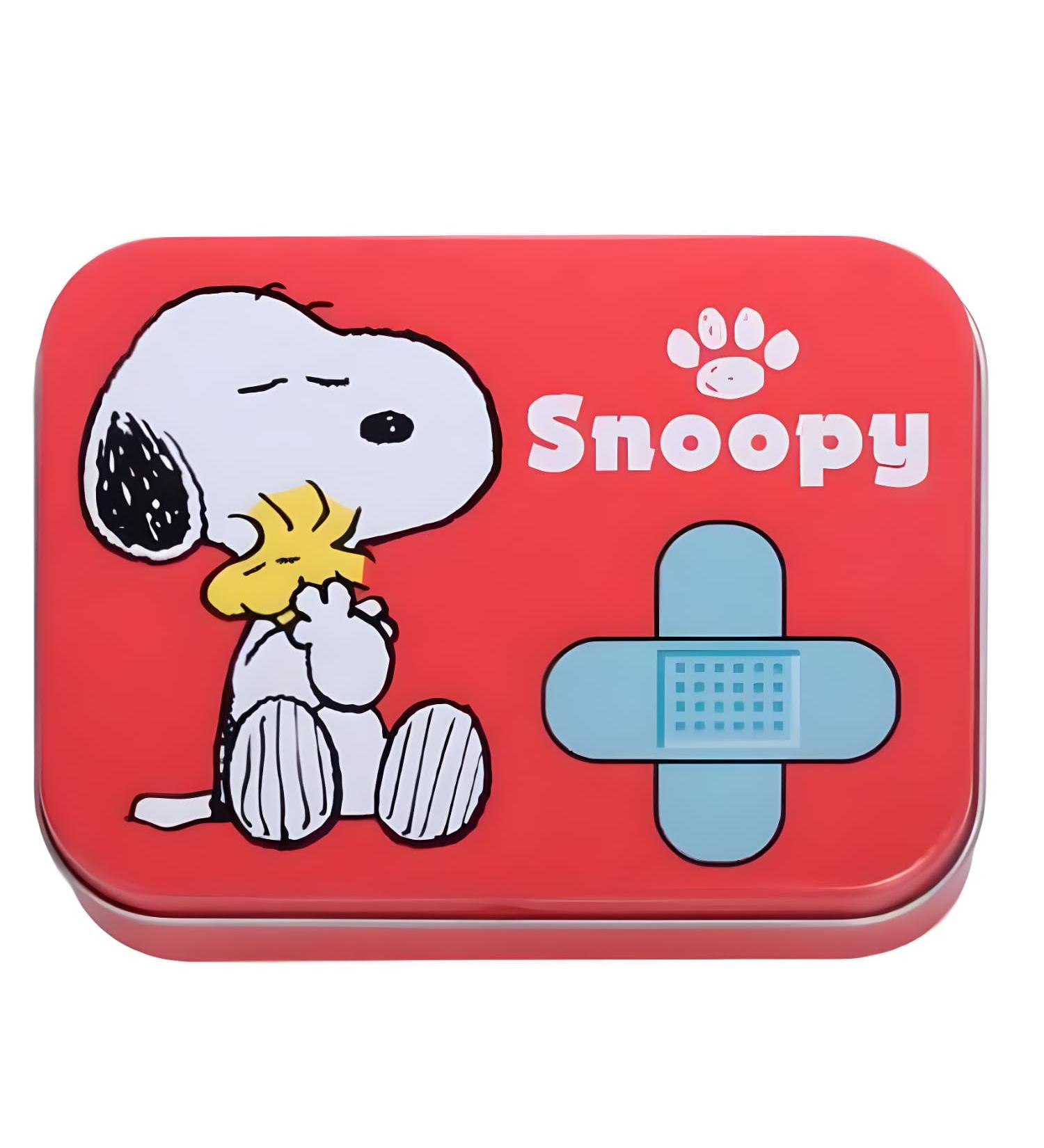 Snoopy Children's Plaster 12-Piece Set | Licensed Metal Box & Storage | Perfect for Backpacks & Handbags - Buy Online on GoSupps.com