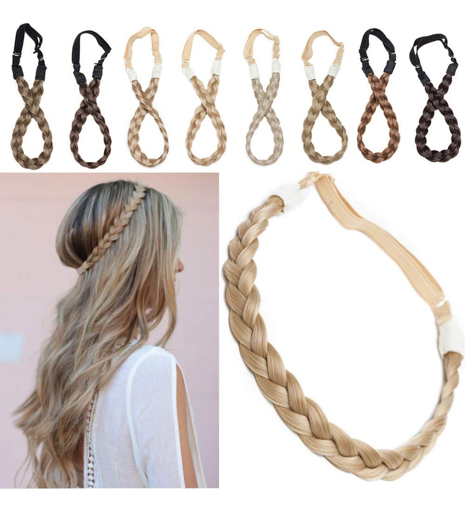 SEGO Hair Extensions: Adjustable Braid Headband - Honeyblond & Bleich Blond - Elastic Stretch Beauty Accessory for Women - Buy Online on GoSupps.com