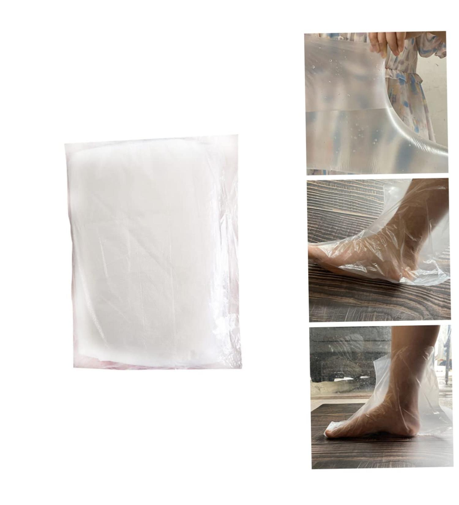 PLAFOPE Couvre-pieds Jetables 100 Pi ces Grosse Taille Film Imperm able Respirant Prot ge-pieds Spa Soin P dicure Usage Professionnel Et Maison - Buy Online on GoSupps.com