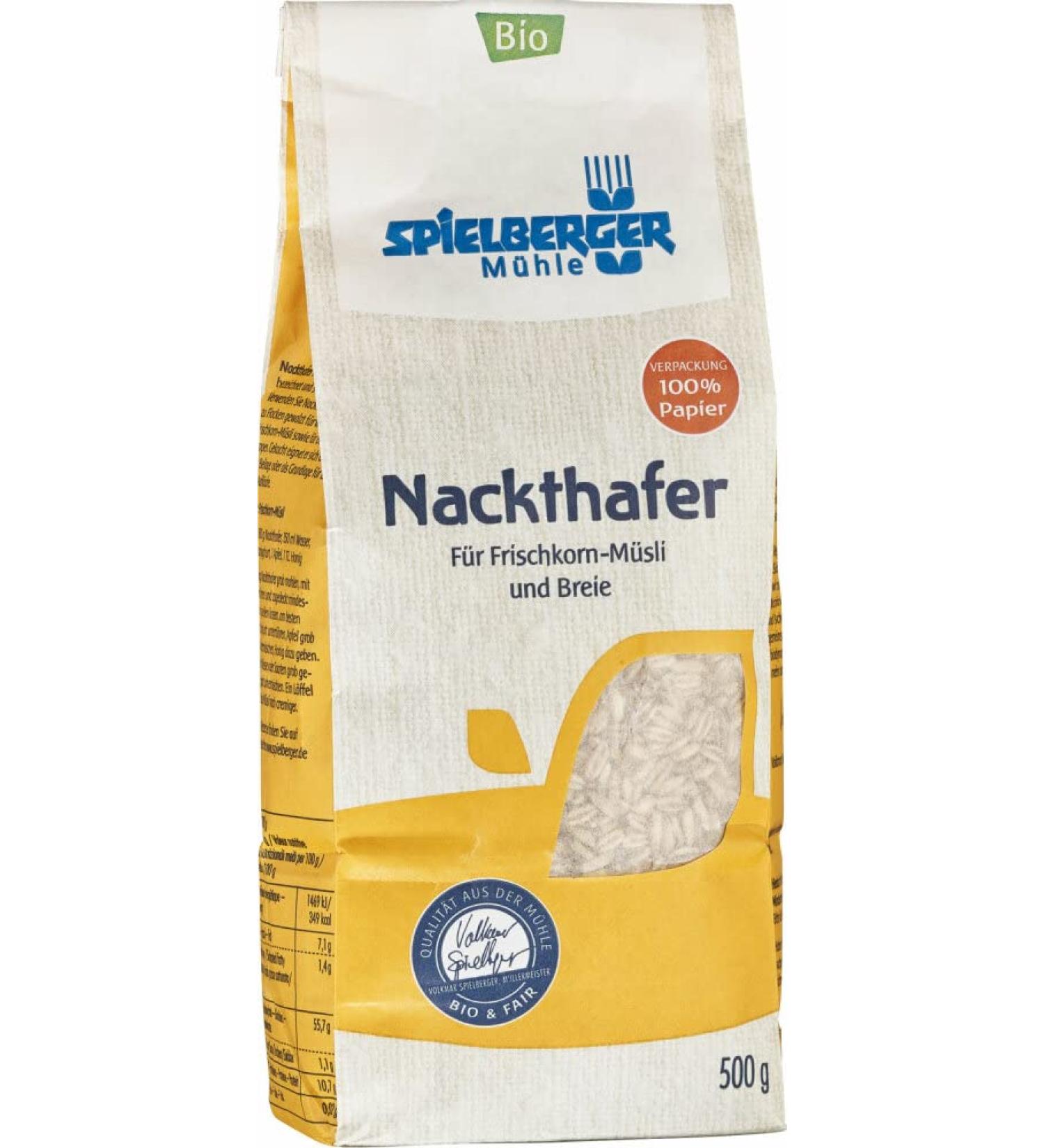 Spielberger organic naked oats kbA (6 x 500 gr)
