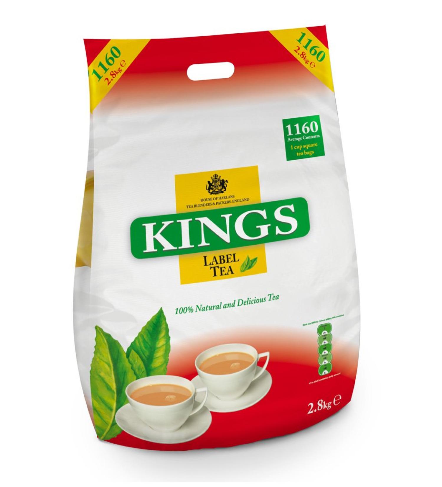 KINGS TEA Catering Tea 1160 Tea Bags