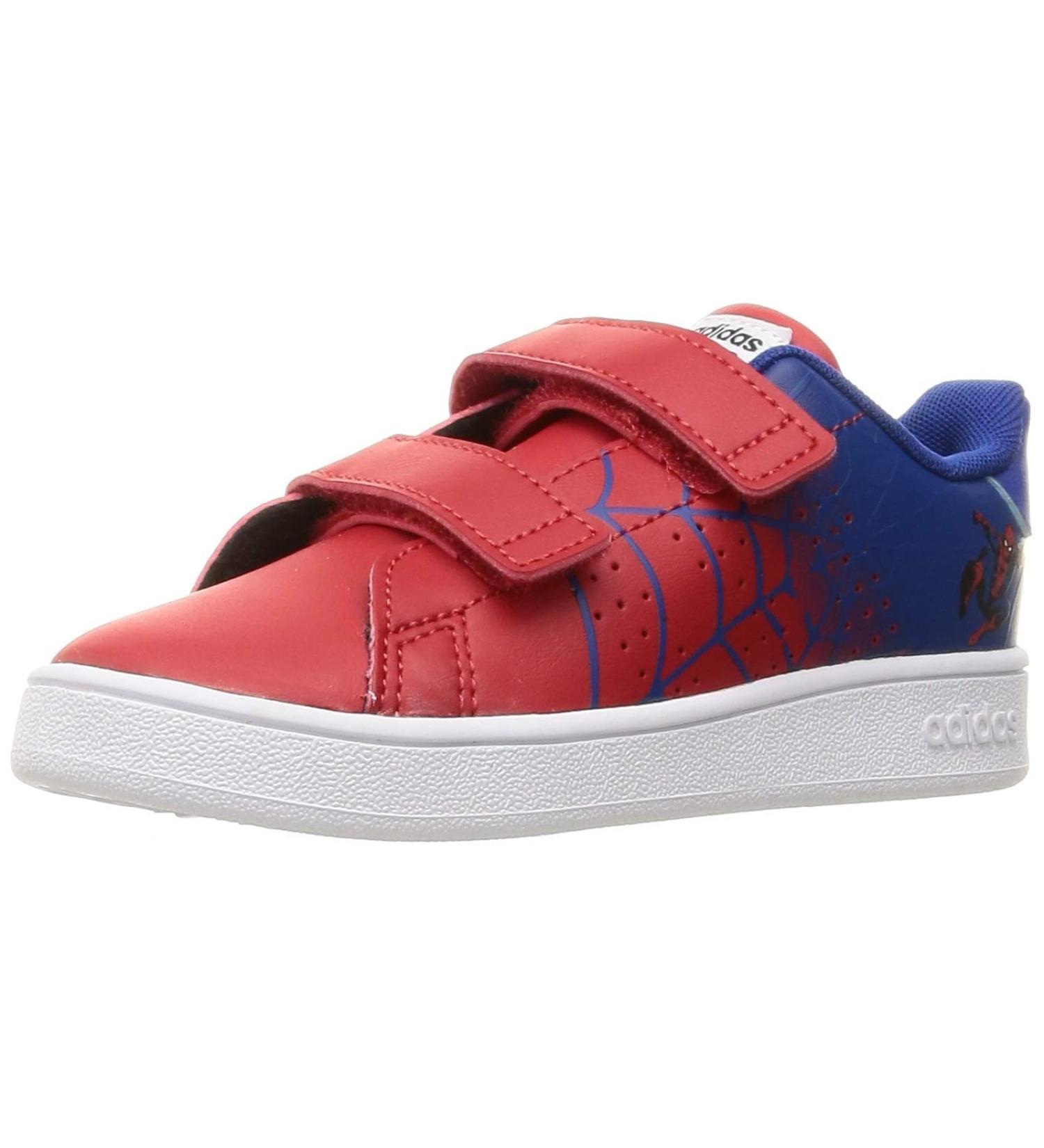 adidas Advantage Cf I Sneaker - Boy's Unisex Kids - 4 UK - Team Royal Blue/Scarlet/White - Buy Online on GoSupps.com