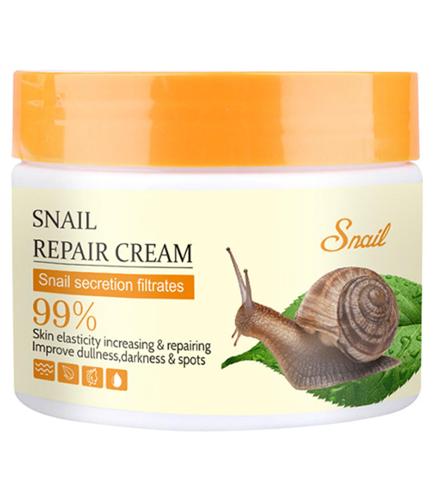 Snail Repair Cream | Hydrating Snail Moisturizer with Snail Secretion Filtrate for Dry Skin | Reduce Fine Lines & Repair Damage - Buy Online on GoSupps.com