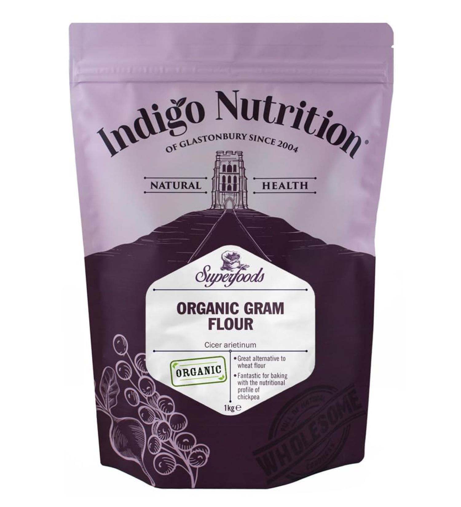Indigo Herbs Organic Gram Flour 1kg