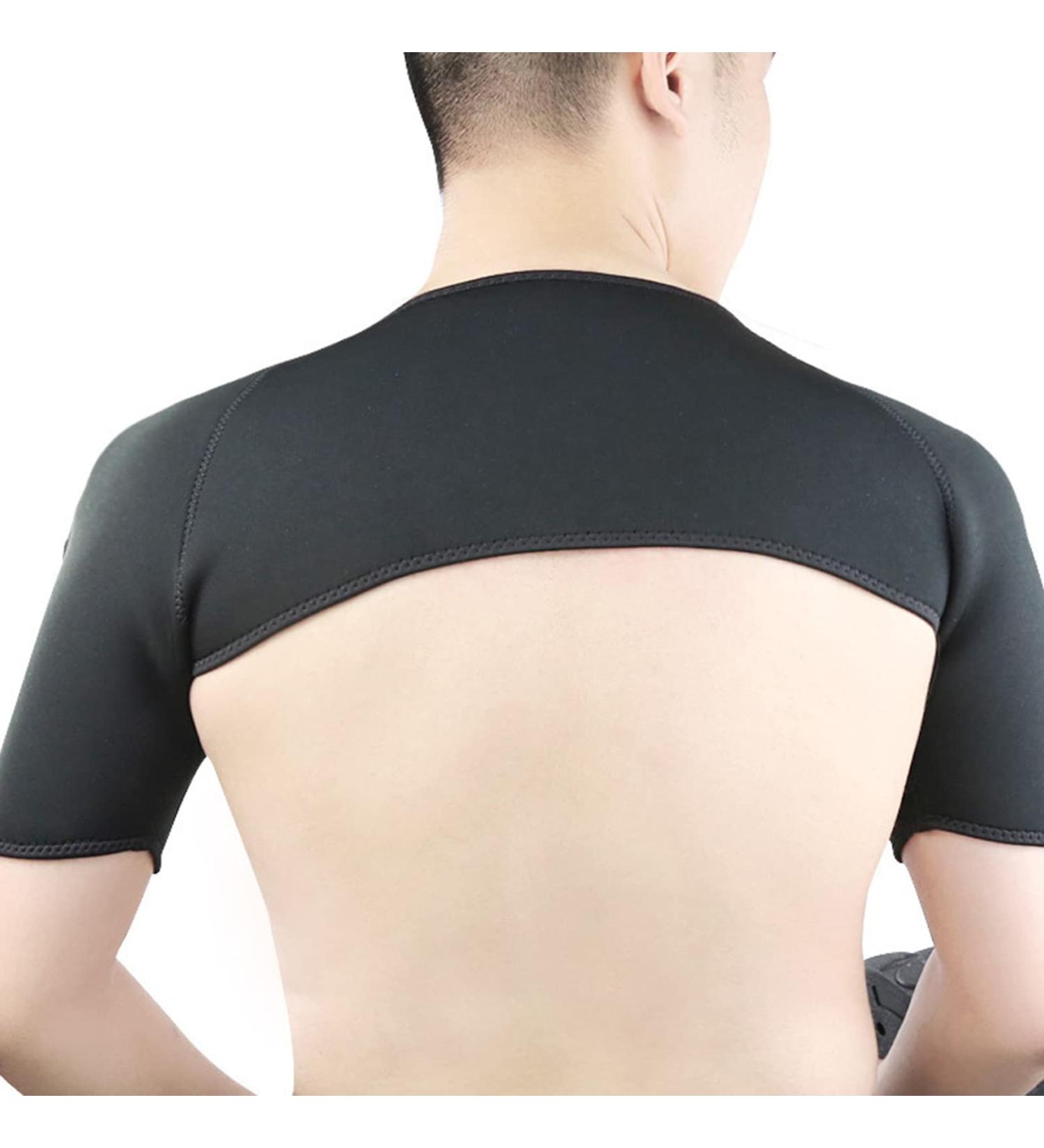 Buy Premium Shoulder Brace & Sports Shoulder Pad - Elastic Protector for Body Care | International Shipping Available - Buy Online on GoSupps.com