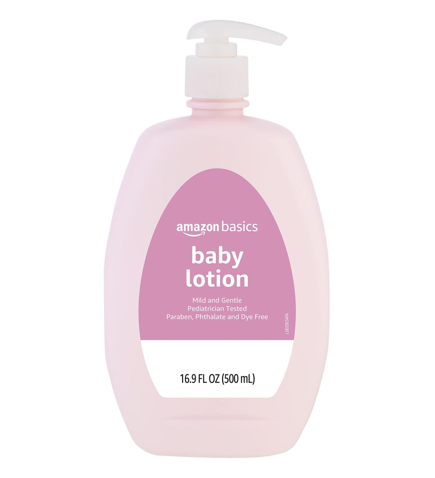 Amazon Basics Baby Lotion 16.9oz - Mild & Gentle 1-Pack (Formerly Solimo) - Buy Online on GoSupps.com