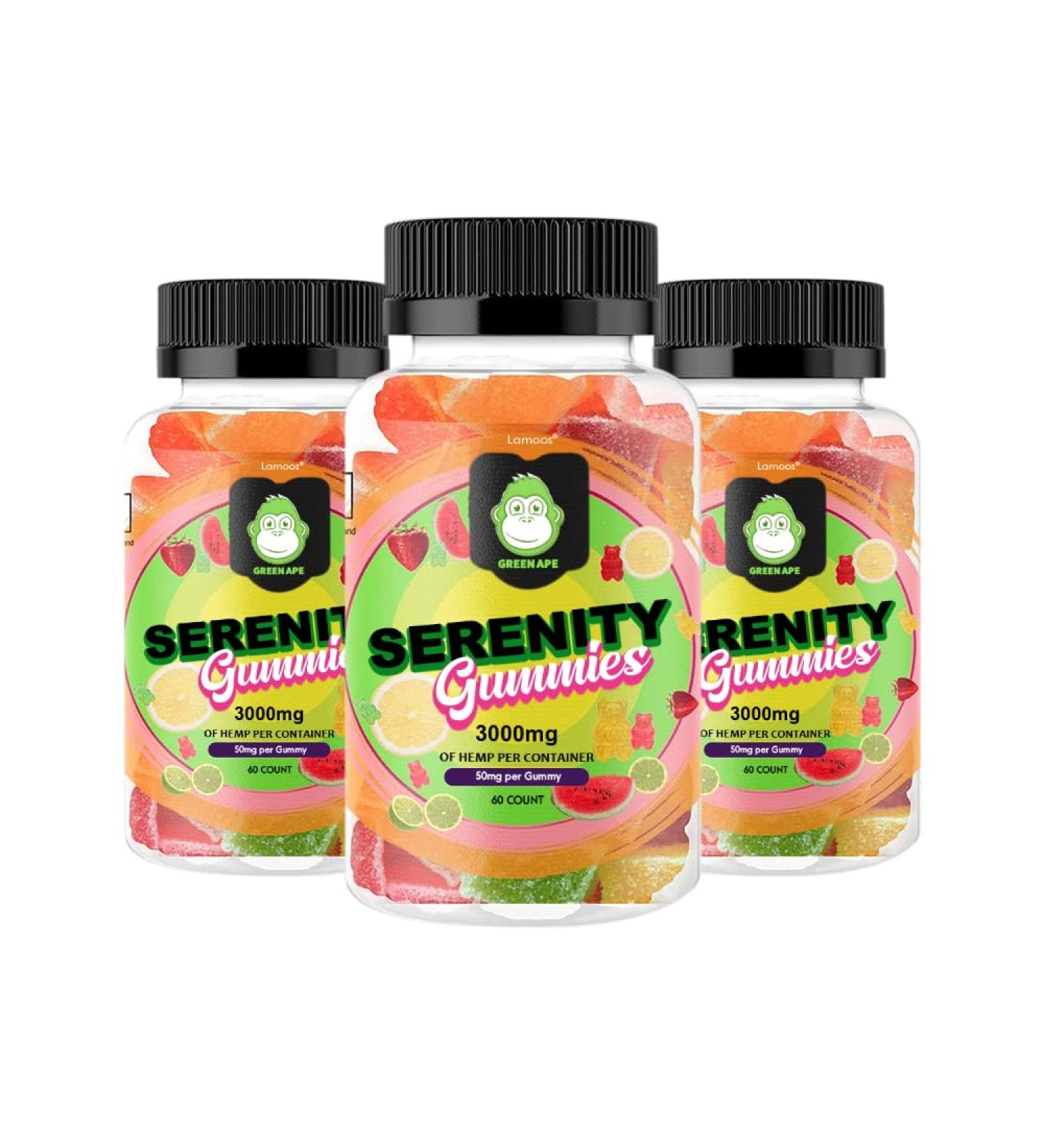 Green Ape Serenity Gummies (3 Pack 180 Gummies)