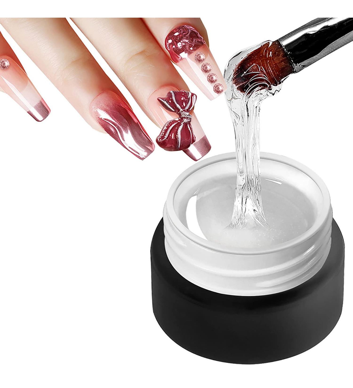 Yajun Solid Nail Patch Gel - DIY Self-Adhesive Nail Glue for Easy Manicure | 3.6*2.9cm - Buy Online on GoSupps.com
