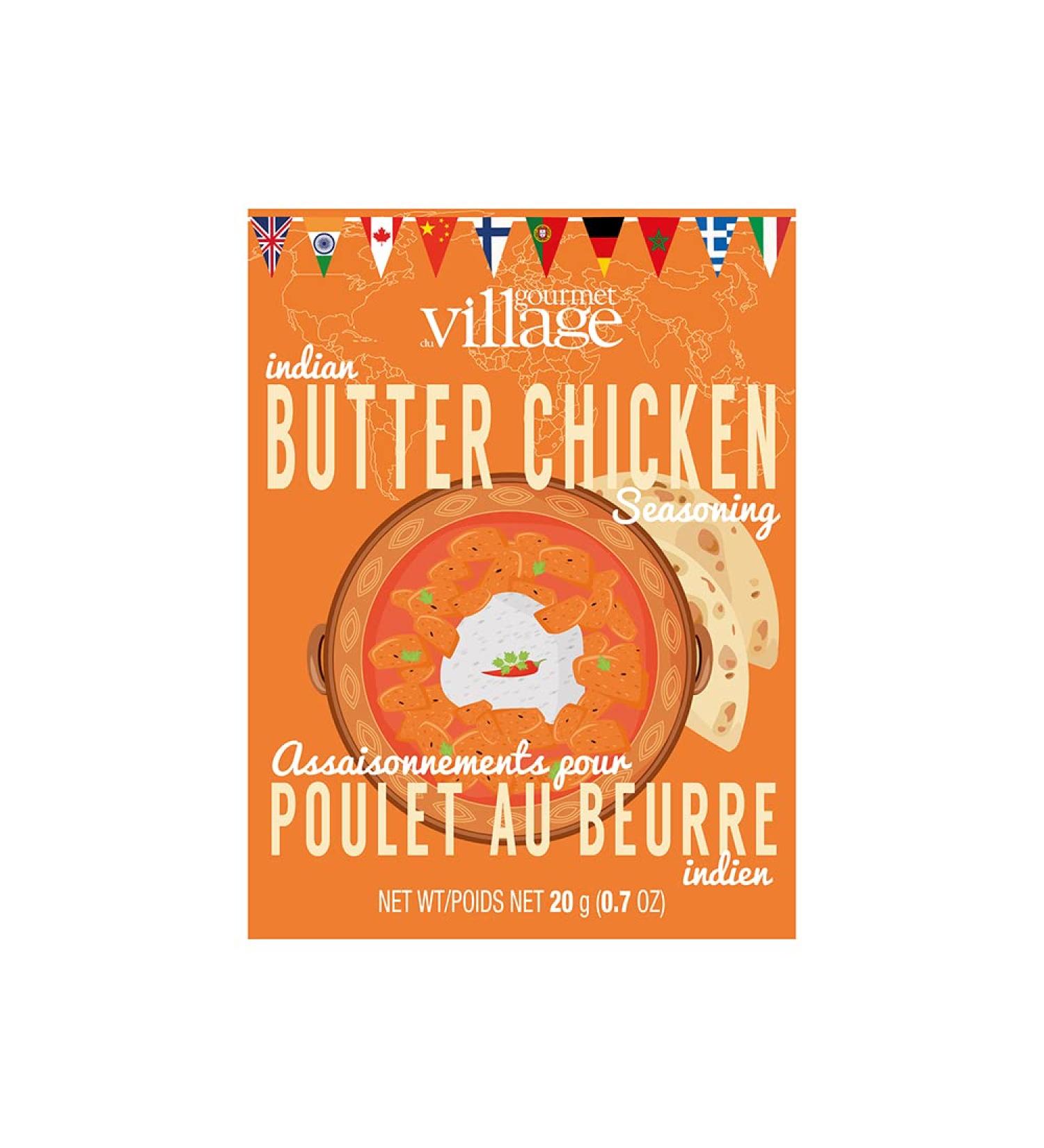 Gourmet du Village Indian Butter Chicken Seasoning - Buy Online on GoSupps.com