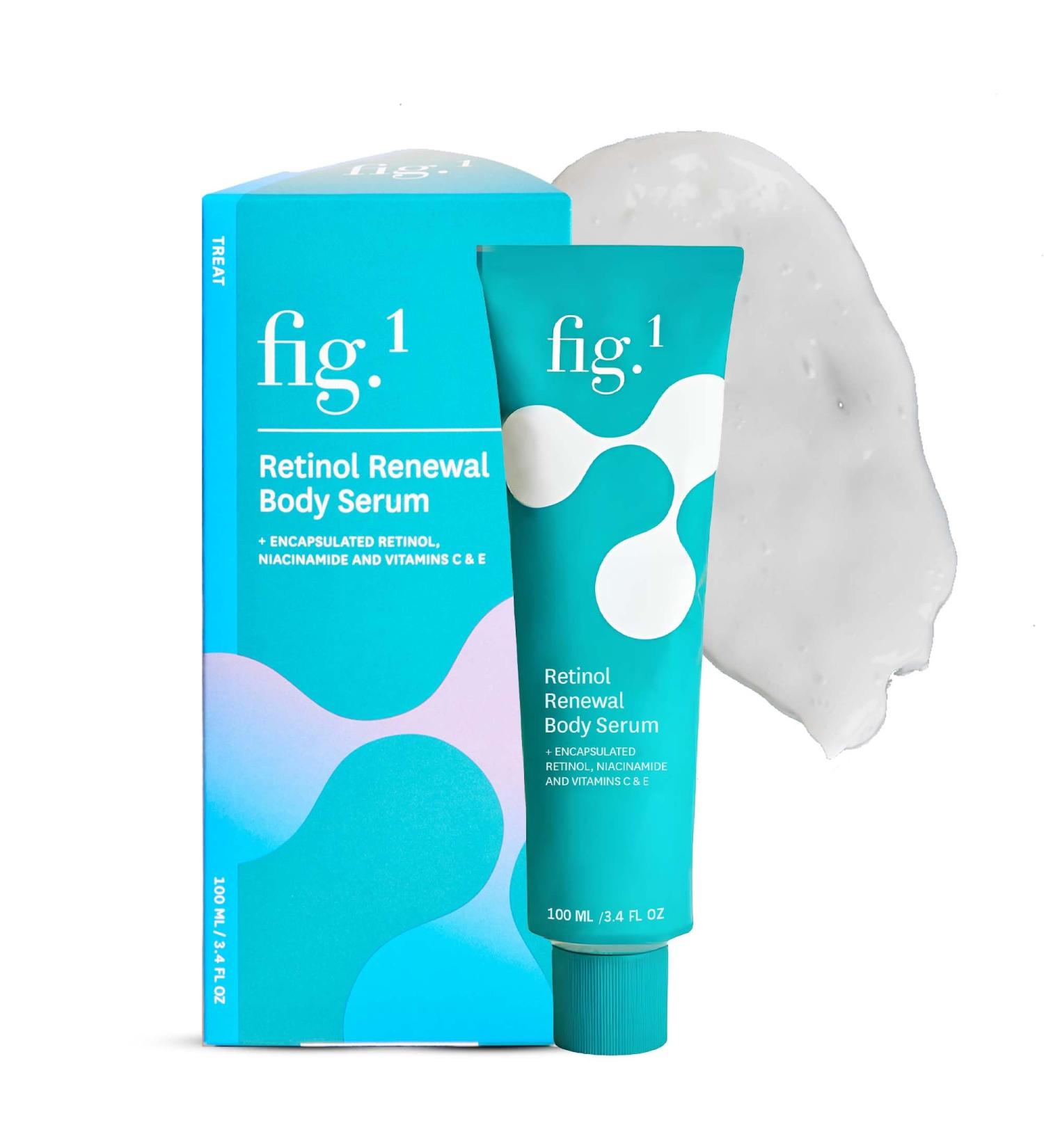 Fig.1 Retinol Body Serum Advanced Skin Booster for Crepey Skin Stretch Marks Anti-Aging & Dark Spots Glowing Non-Greasy Retinoid Treatment with Niacinamide Vitamin C & Retinol 3.4 oz - Buy Online on GoSupps.com