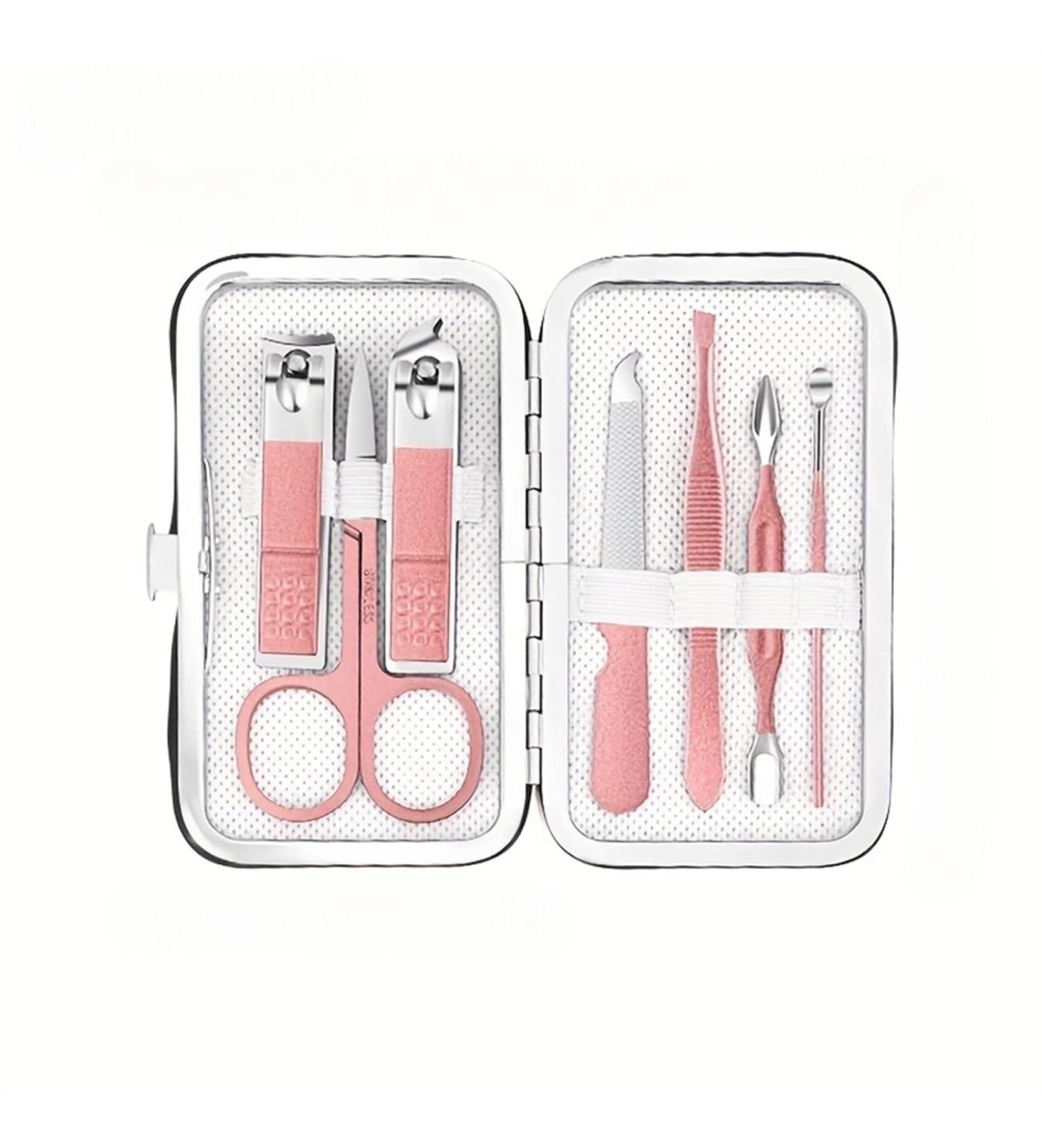 Nail Clippers Set Nail Clippers Home Nail Clippers Digging Ear Spoon Finger Clippers Nail Groove Special Pedicure Knife (Color : Pink 7-Piece Set) - Buy Online on GoSupps.com