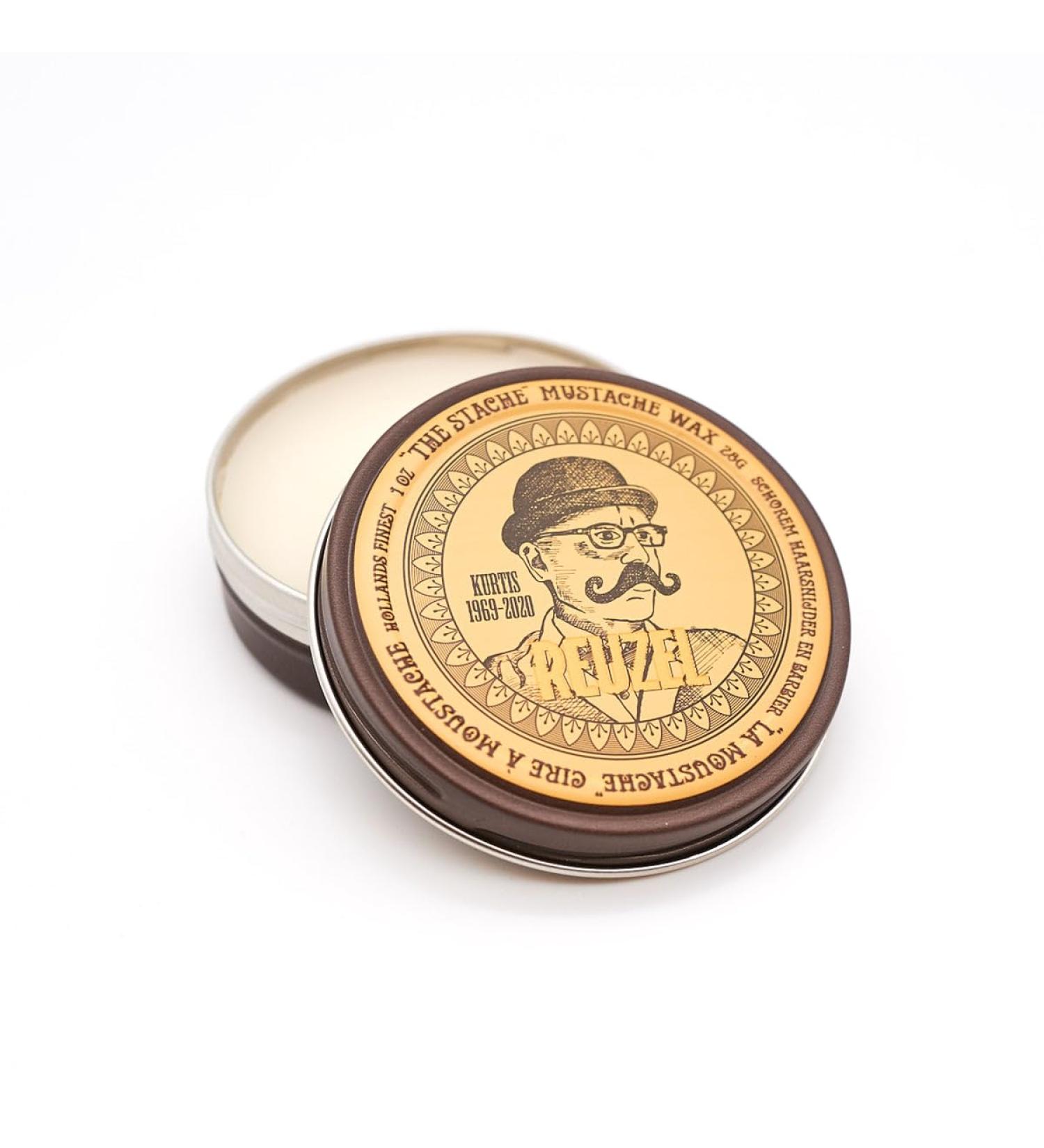 REUZEL Reuzel Moustache Wax Bourbon Sidecar scent strong hold for styling and shaping facial hair 28 g / 1 oz.