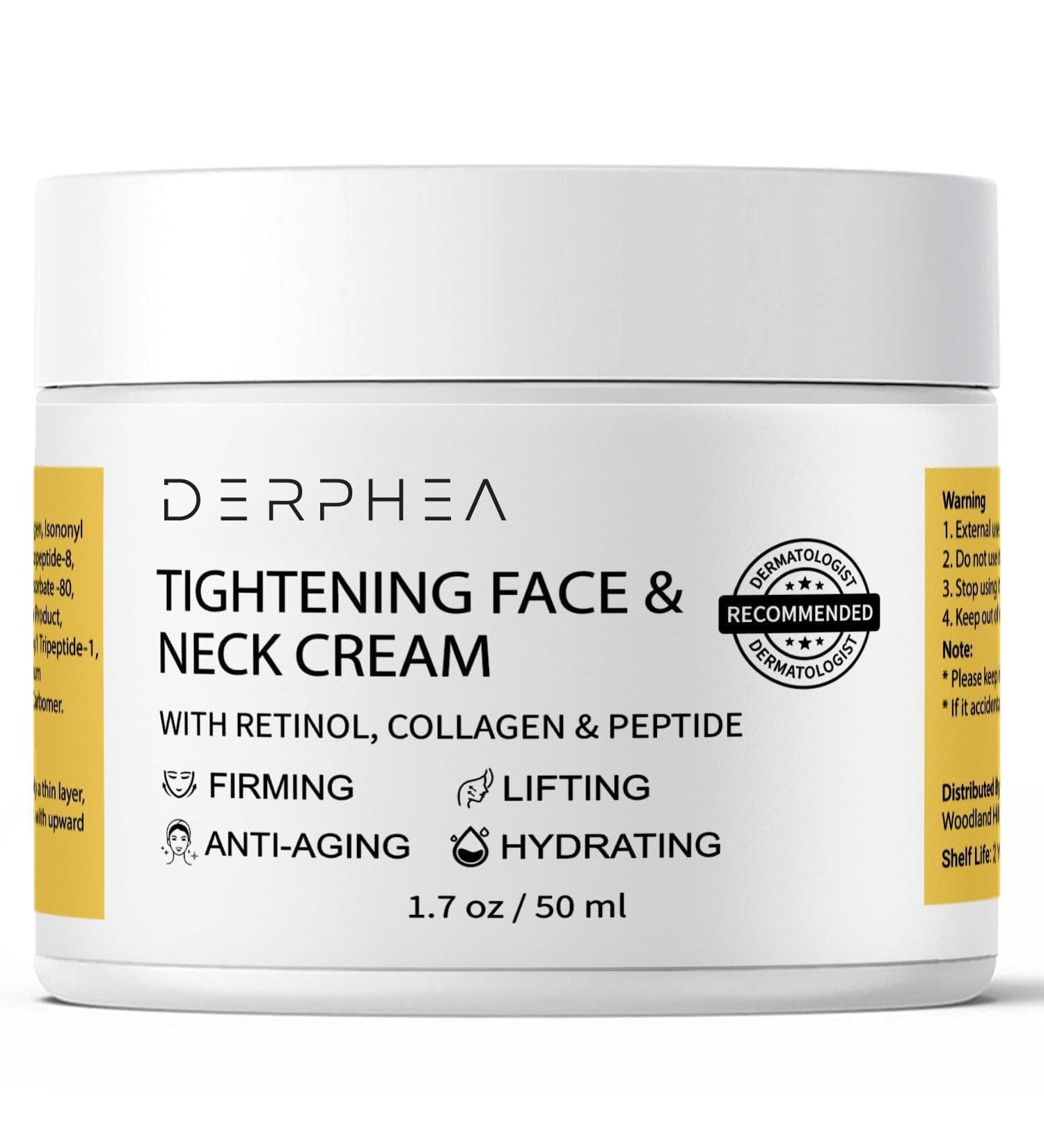 Neck Tightening Cream Neck Firming Cream For Tightening and Firming Fine lines Loose & Sagging On Face Decollete & Other Skin Areas - 1.7 OZ 1.7 Fl Oz (Pack of 1) Yellow - Buy Online on GoSupps.com