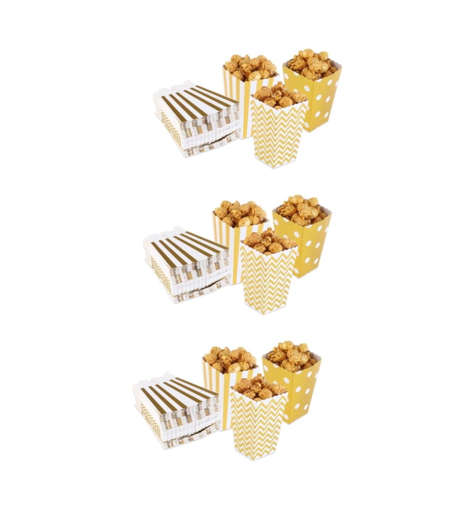 Zerodeko 150 Pcs Boxes Wedding Favors Dots Favor Boxes Giftboxes Party Favor Box Cardboard Popcorn Carton Mini Containers Recyclable Party Candy Cartons Stripe Popcorn Box Snack Box - Buy Online on GoSupps.com