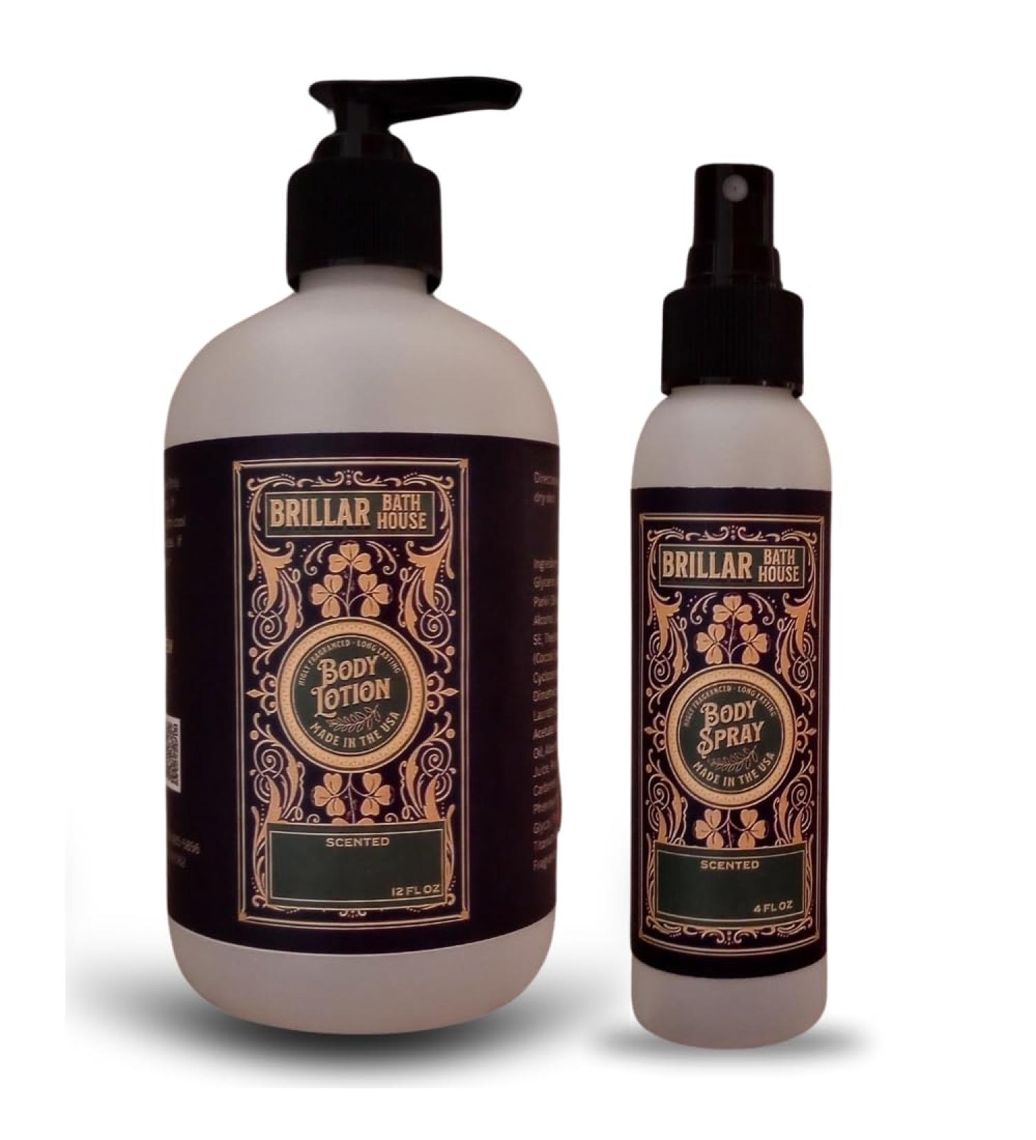 Brillar Bath House Vanilla Pumpkin Waffles Scented Shimmering Body Lotion and Body Spray Set - Buy Online on GoSupps.com