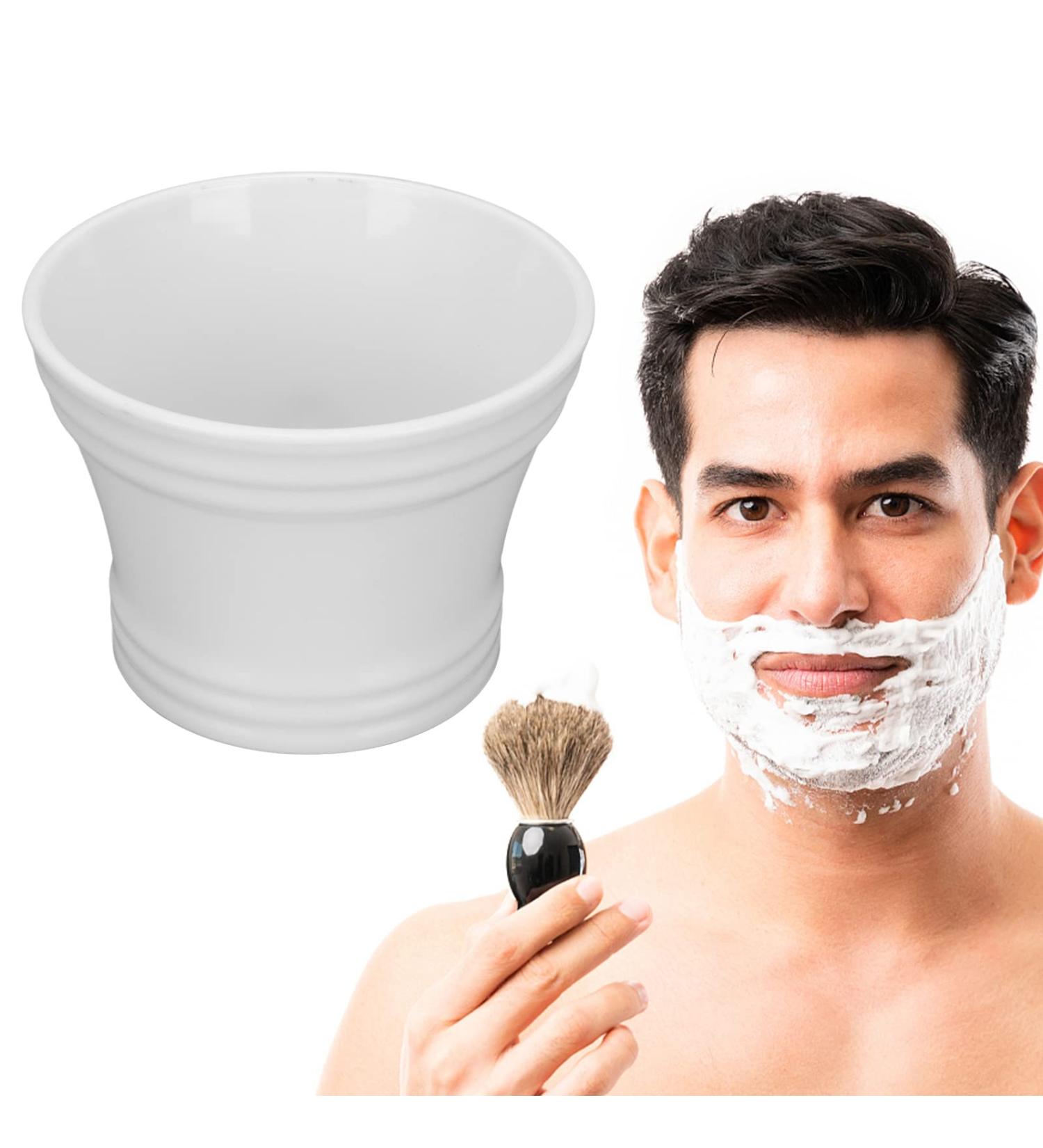 Zjchao Portable Razor Cup for Shaving Foam & Soap - Large Capacity with Handle for Men - Buy Online on GoSupps.com