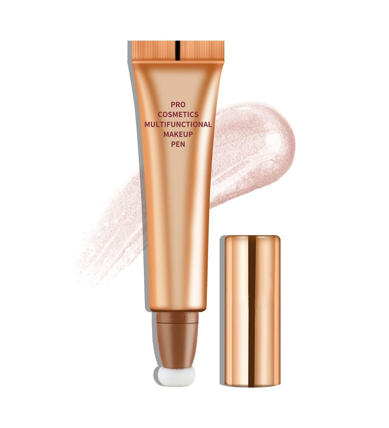Boobeen Liquid Highlighter with Cushion Applicator - Matte Illuminator for 3D Face Makeup - Brightening & Shaping Cream - Buy Online on GoSupps.com