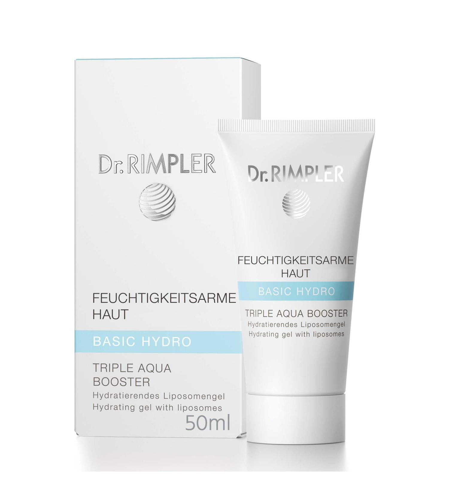 Dr. Rimpler Moisture Cream - Triple Aqua Boost with Hyaluronic Acid | 50ml | Day & Night Facial Care for Maximum Freshness - Buy Online on GoSupps.com