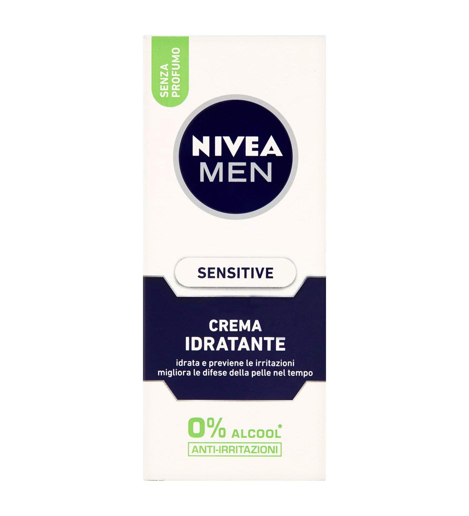 Nivea Men 88818 Sensitive Moisturizing Cream 75 ml Men's Shaving Product - Buy Online on GoSupps.com