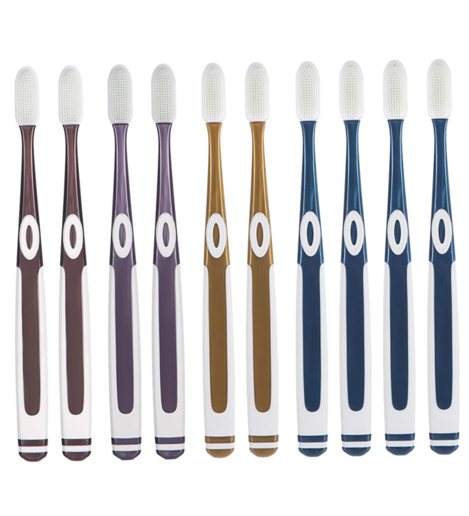 TOVINANNA 10-Stage Tooth Cleaning Tool | Silicone Travel Toothbrush & Accessories - International Shipping Available - Buy Online on GoSupps.com