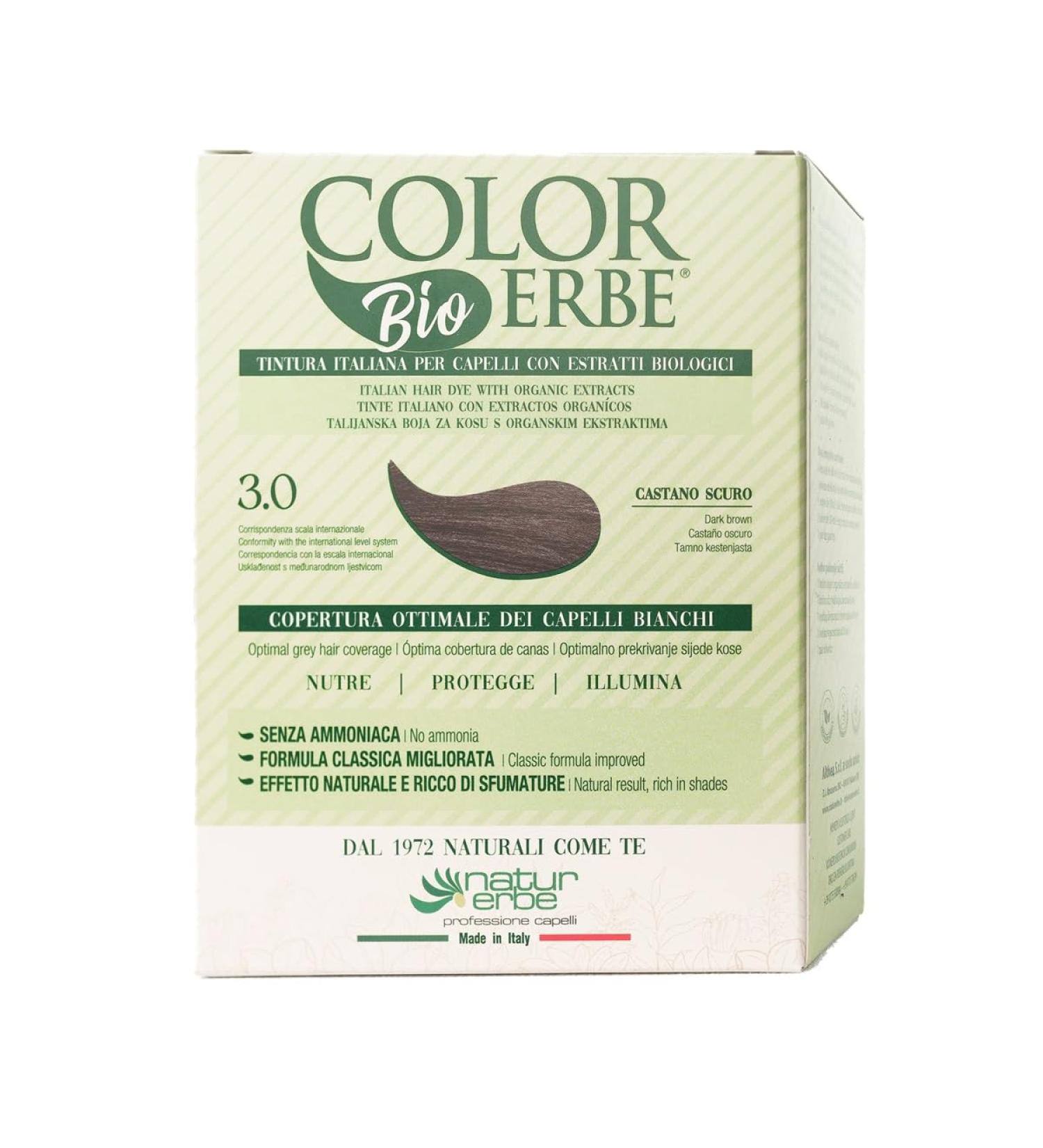 Organic Herbal Colour Dye Dark Brown (3.0) - Buy Online on GoSupps.com