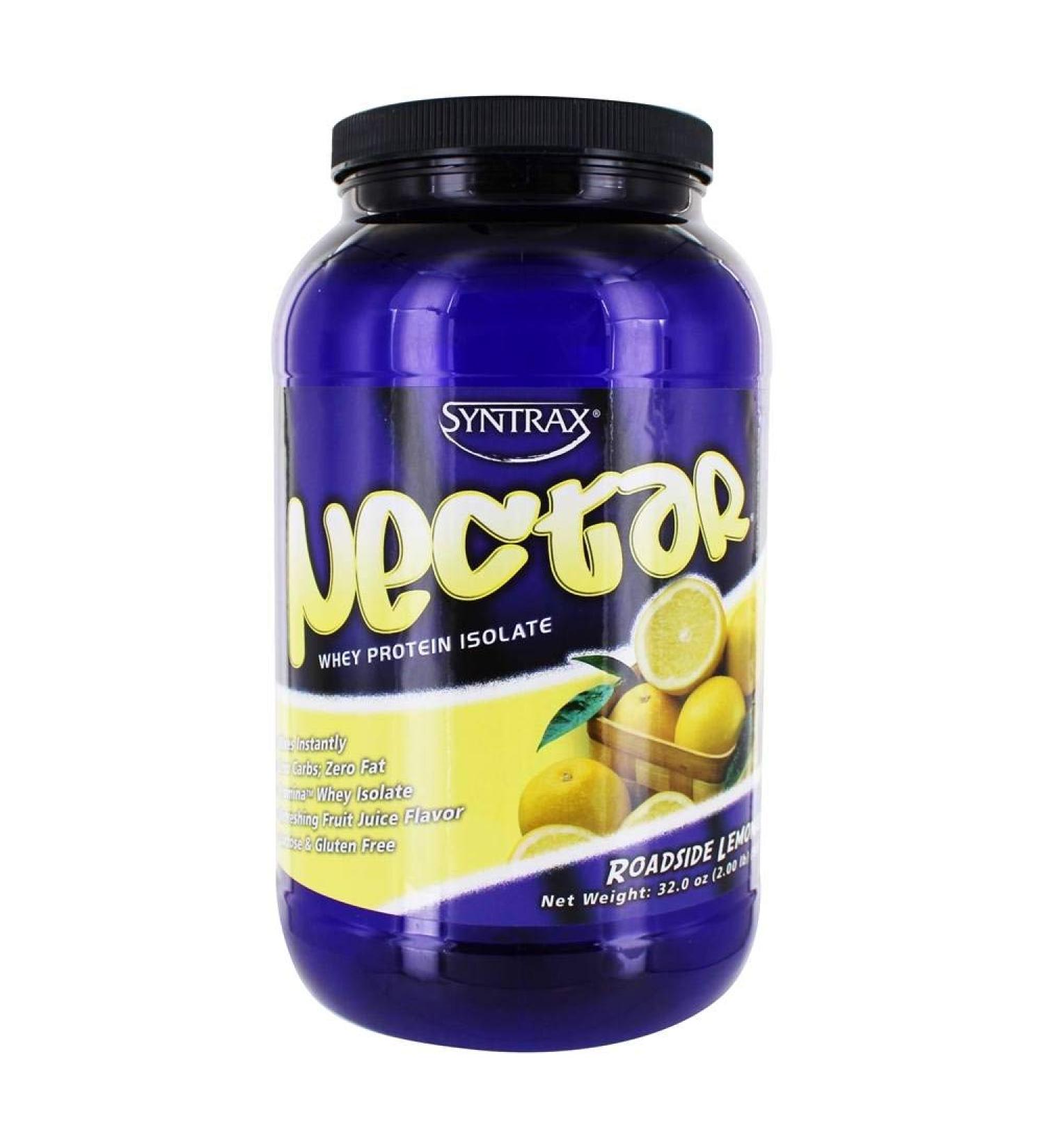Buy Syntrax Innovations Nectar - Roadside Lemonade 2 lb | Premium Protein Powder for Weight Loss & Fitness - Buy Online on GoSupps.com