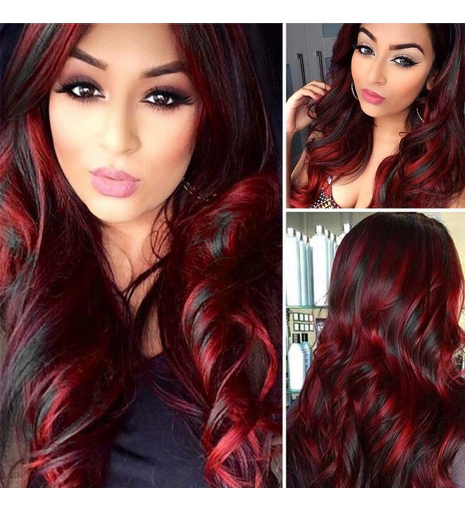 Red wigs for women cheap