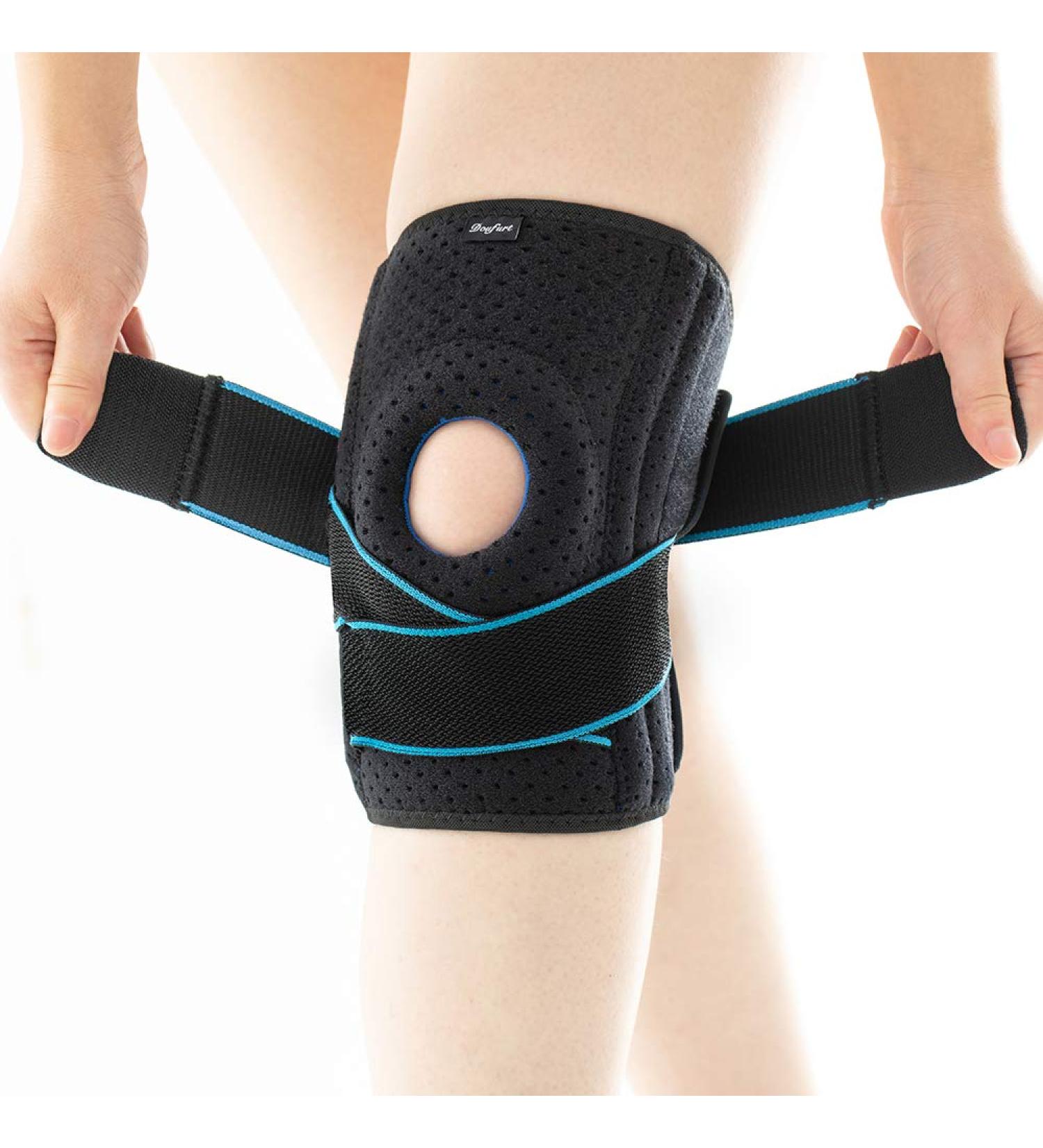 DOUFURT Knee Brace with Side Stabilizers for Meniscus Tear, ACL/MCL Injury Recovery - Adjustable Support for Men and Women - Medium (1 Pack) - Buy Online on GoSupps.com