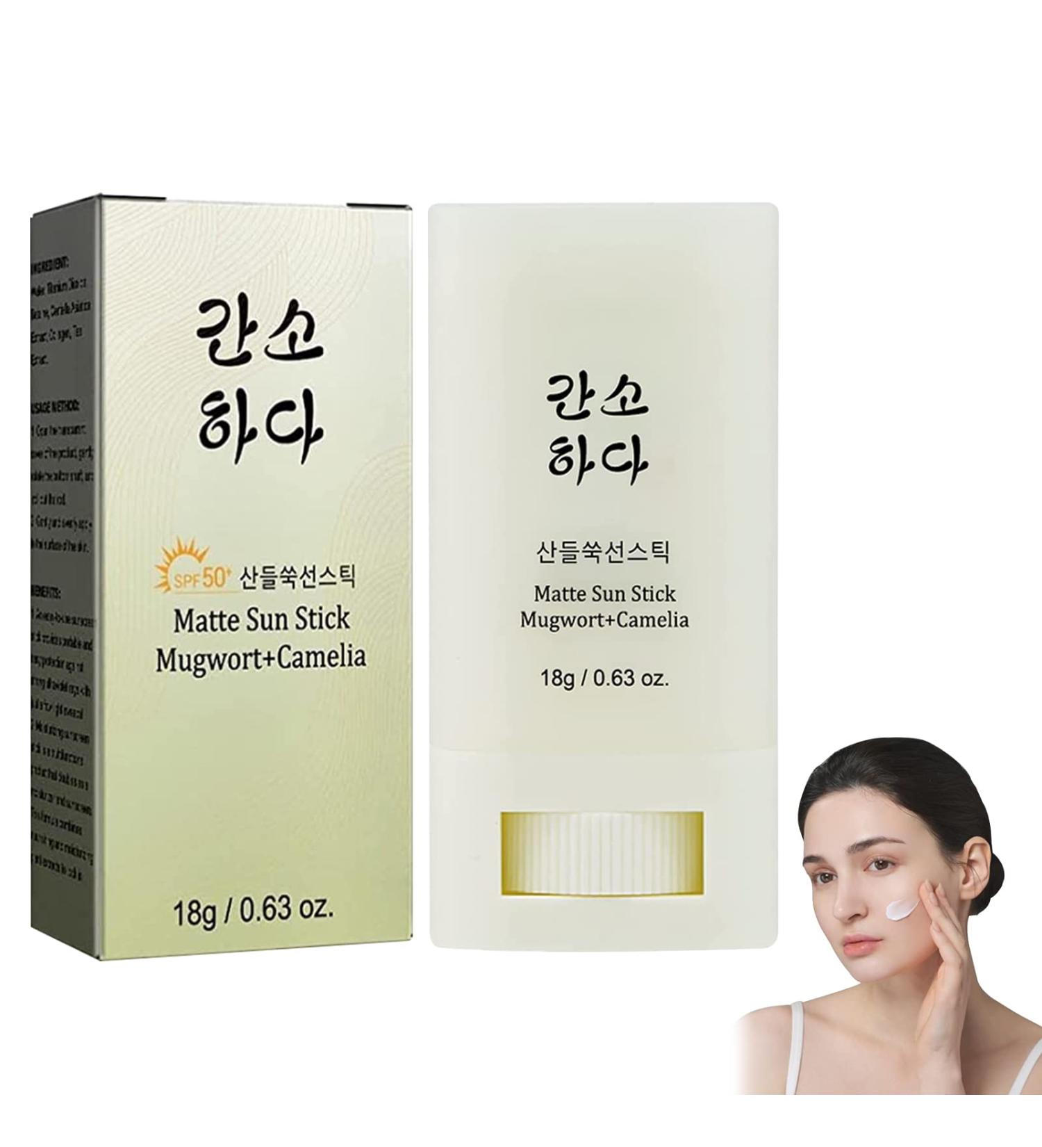 Beauty of Josaon Matte Sun Stick SPF50 - Organic Mugwort & Camellia Sunscreen for All Skin Types - Buy Online on GoSupps.com