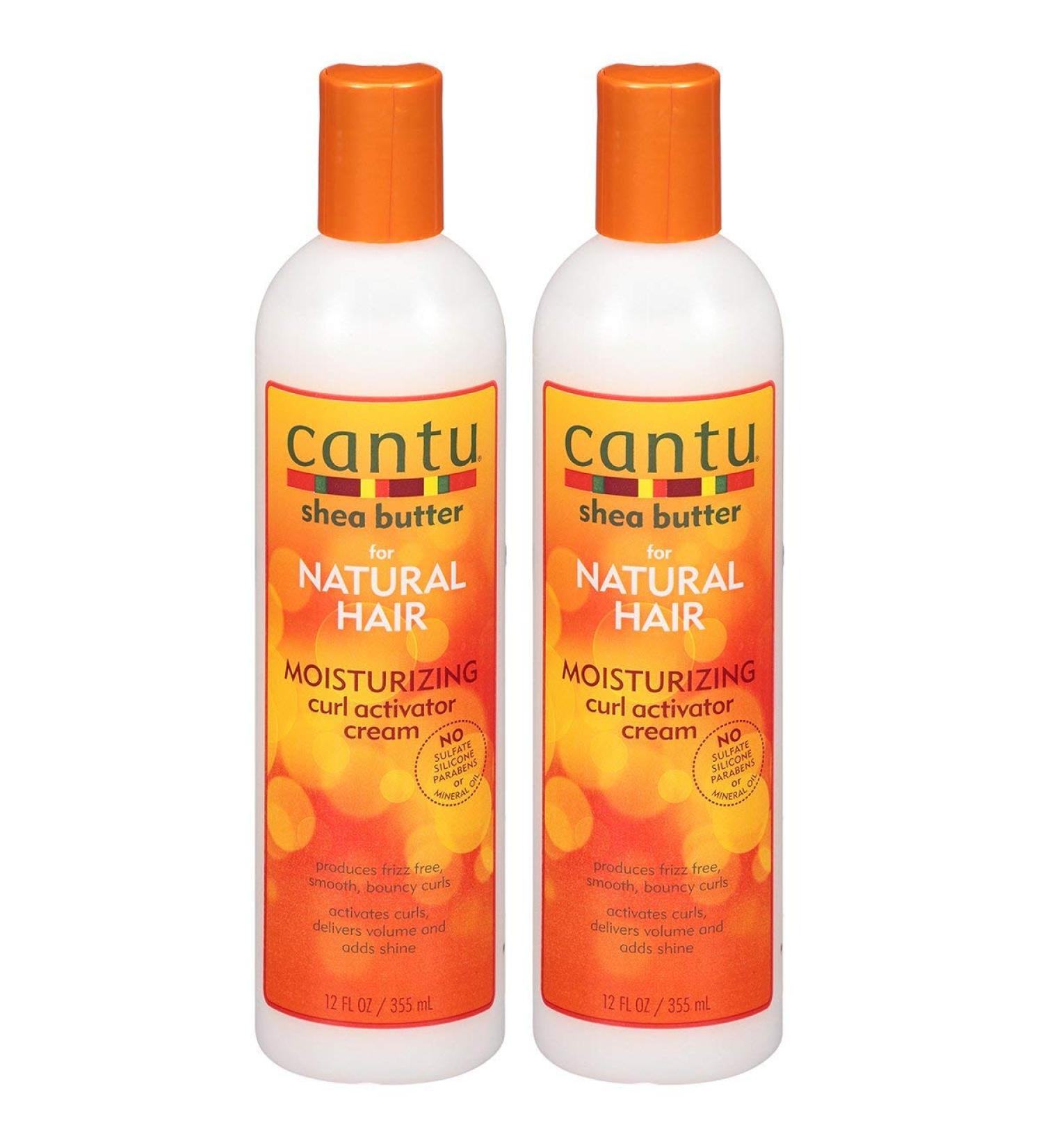 Cantu Shea Butter Moisturizing Curl Activator Cream (2 Pack of 12 Oz.) Shea Butter 12 Fl Oz (Pack of 2)