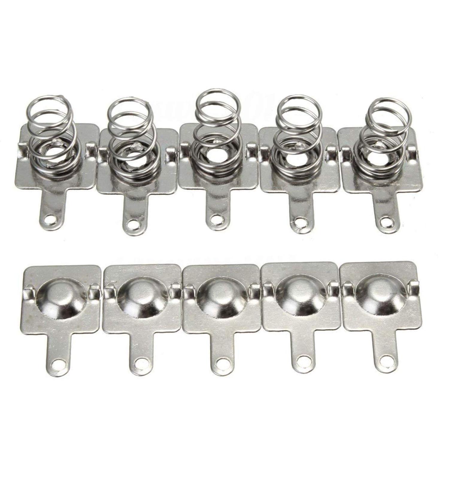 YXQ 100 Pairs AA Battery Spring Plate Set - Positive Negative Conversion - Durable Silver Tone Contacts for Innovative eCommerce Solutions - Buy Online on GoSupps.com