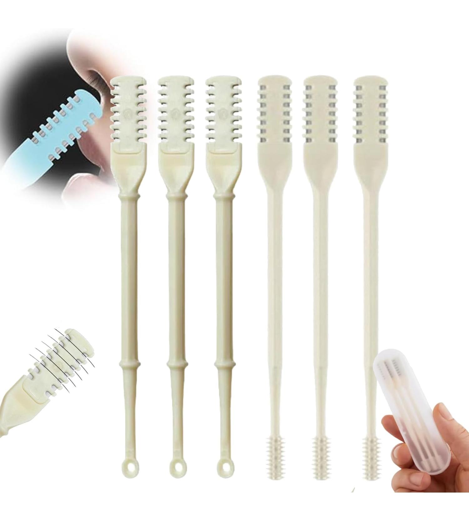 2024 2-in-1 Nasal Hair Cutter & Nostril Remover Tool - Double Sided 360 Rotating Trimmer for Men & Women - Portable Ear Picker Included - Buy Online on GoSupps.com