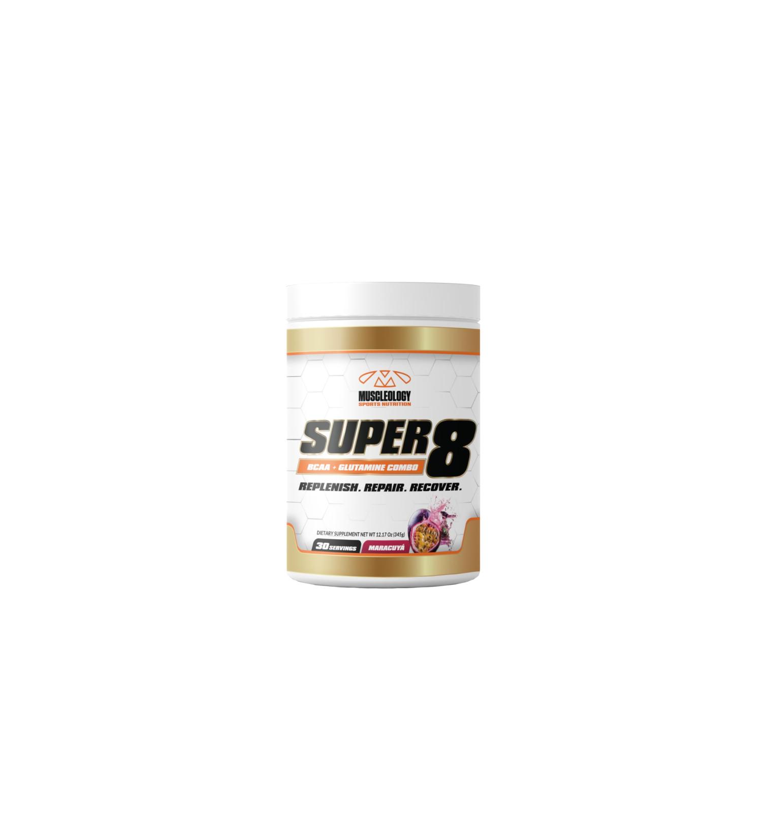 Super 8 BCAA & Electrolyte Blend - Post-Workout Recovery Supplement (30 Servings Maracuya) - High Performance Muscle Building Formula International Shipping Available - Buy Online on GoSupps.com