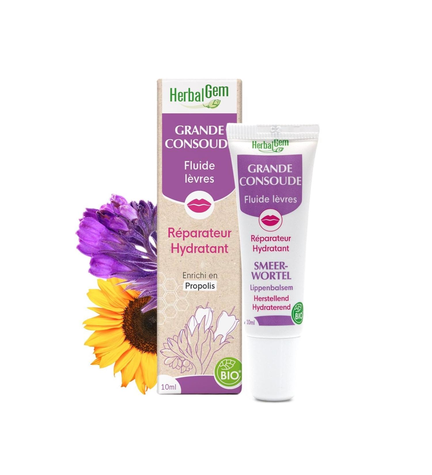 HerbalGem Organic Hydrating Repairing Lip Balm 10ml