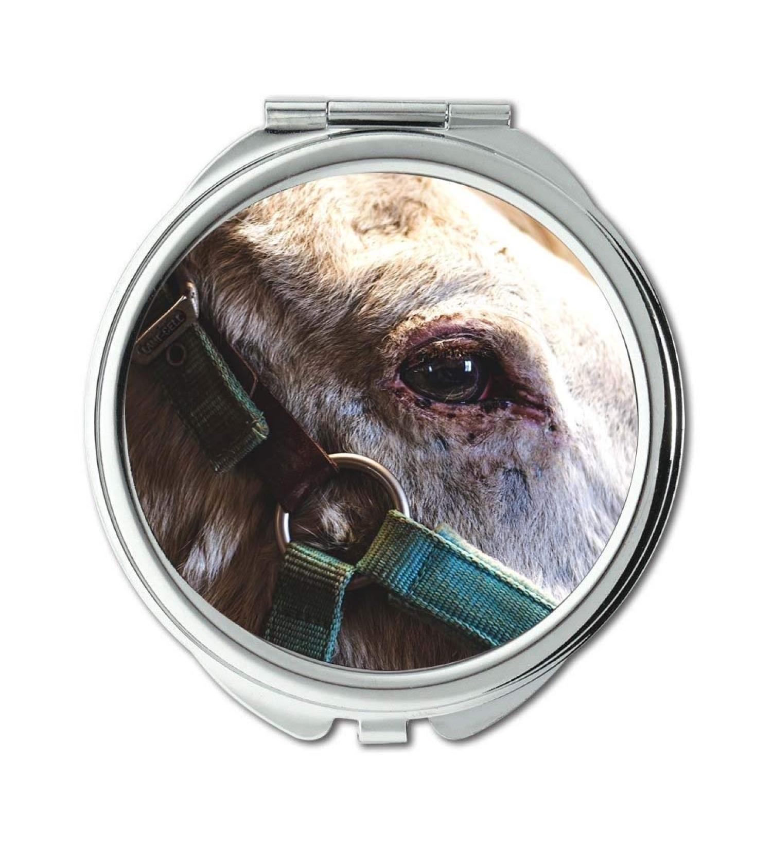 Mirror Compact Mirror animal animal photography close up pocket mirror portable mirror - Buy Online on GoSupps.com