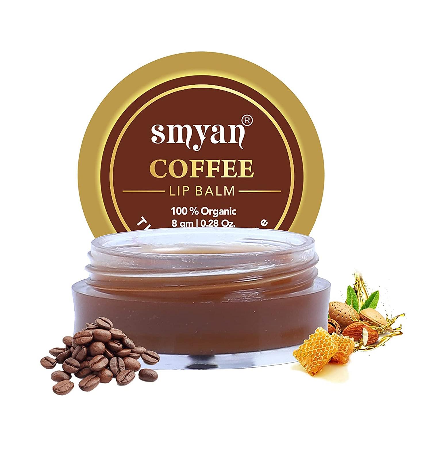 Naturix Coffee Lip Balm | Organic Remedy for Dry Chapped Lips | Lighten Dark Lips with Honey & Butters | 8g for Men & Women - Buy Online on GoSupps.com