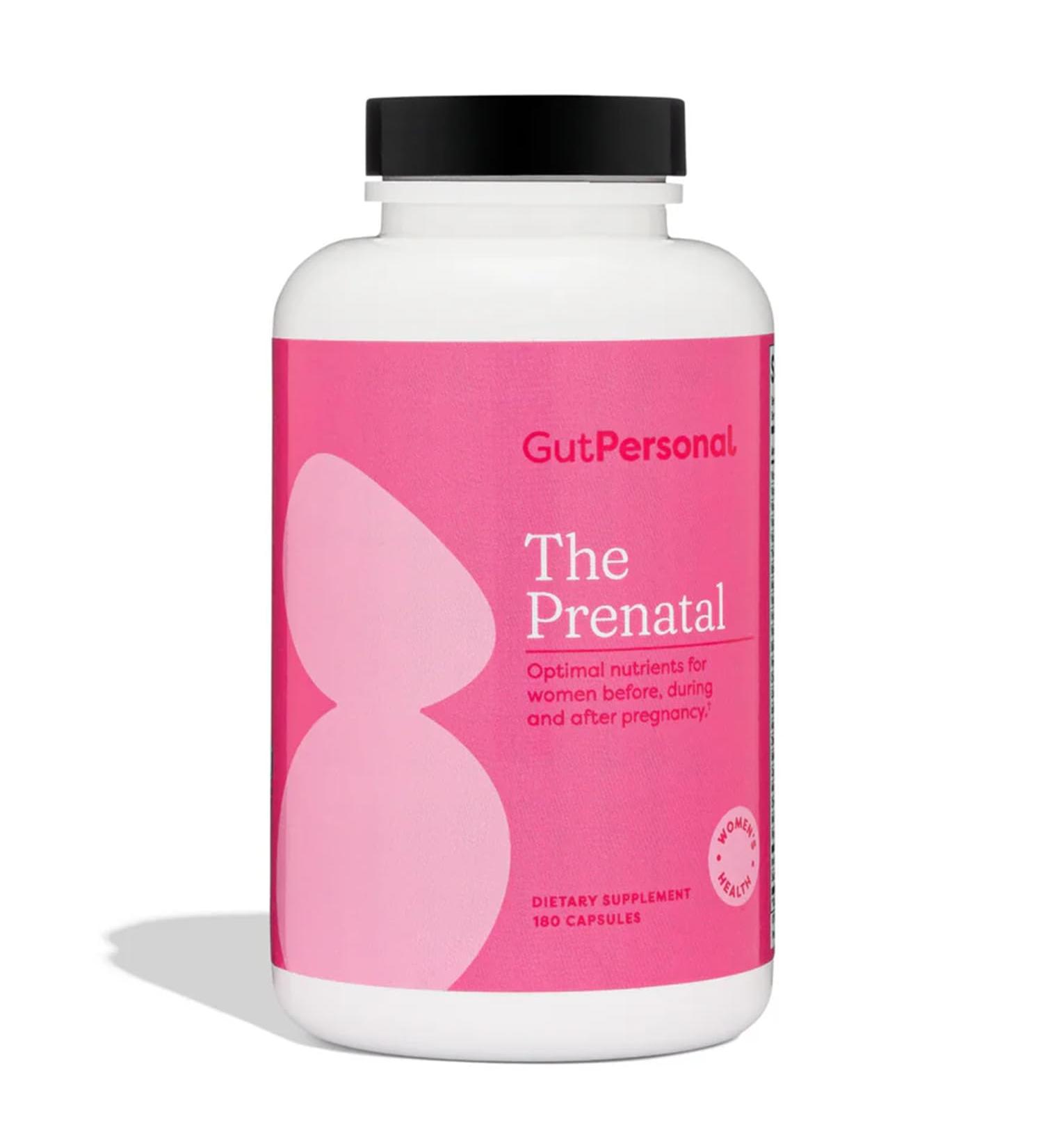 GutPersonal The Prenatal Supplement Alleviates Morning Sickness and Contains Essential Nutrients Formulated to be The Complete Prenatal and Postnatal Support - 180 Capsules - Buy Online on GoSupps.com