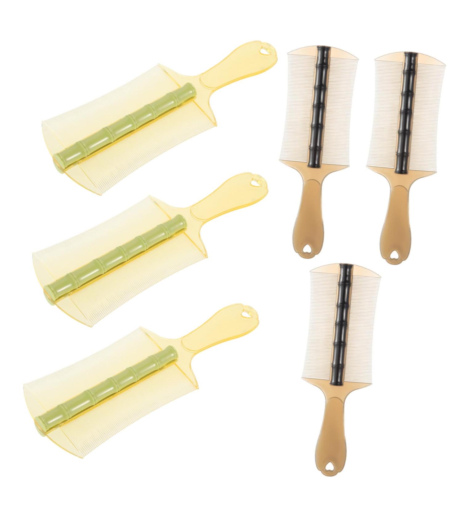 VALICLUD 6pi ces Peigne Anti-pellicules Double Face Avec Dents Fines Pour Peigne Pellicules Et Poux Manche Ergonomique Confortable Pour Gar on Fille Adultes Et Animaux Plastique pais Vert - Buy Online on GoSupps.com