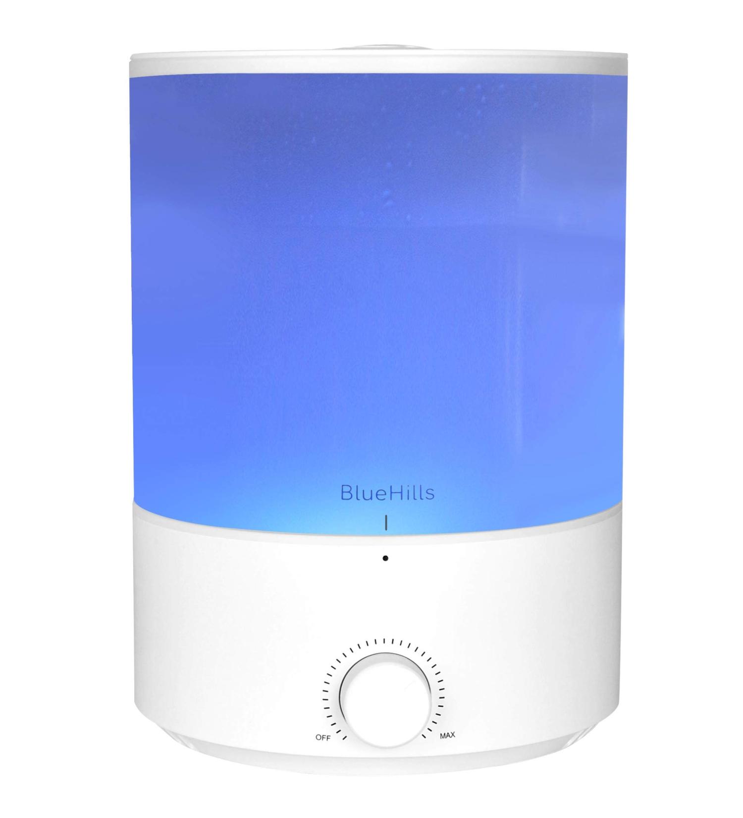 BlueHills Premium 4000ml XL Essential Oil Diffuser - 4L Humidifier with Aromatherapy, Mood Lights - High Mist Output for Large Room - White - Buy Online on GoSupps.com