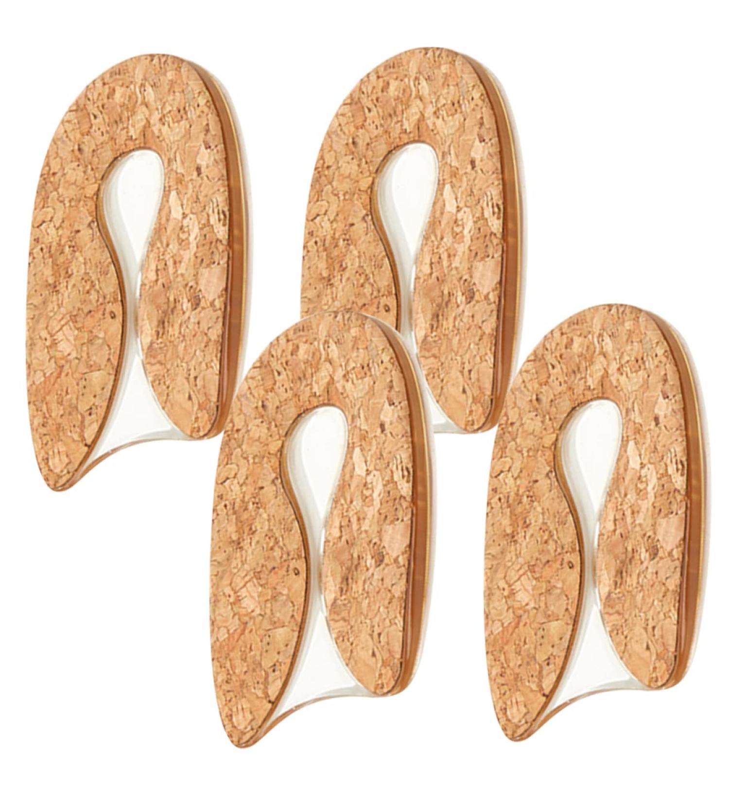 NOLITOY Transparent Heel Pads for Women - 8 Pairs Silicone Heel Cushions & Protectors for Overpronation - Comfortable Boost Insoles - Buy Online on GoSupps.com