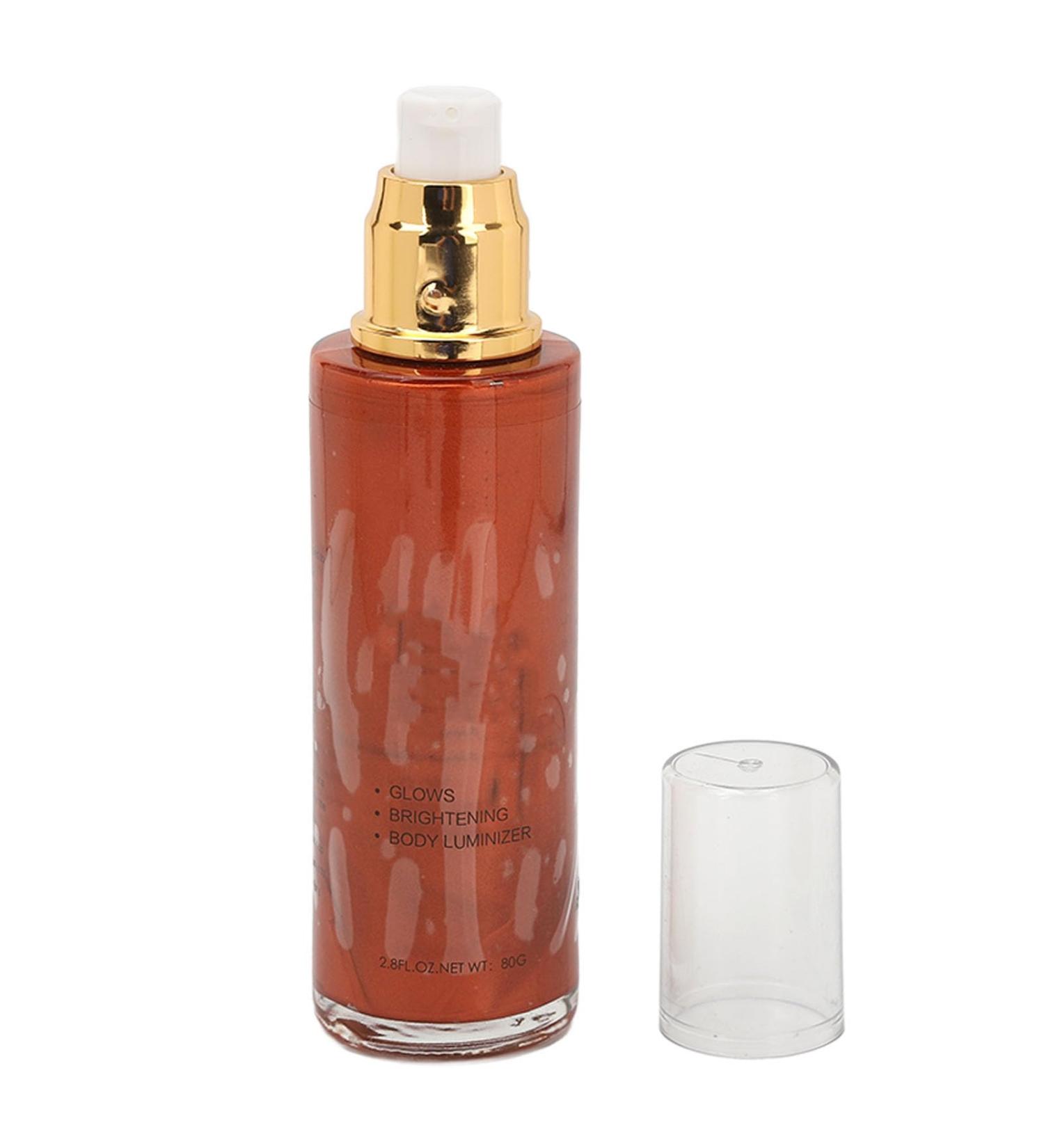 Shimmering Body Oil Body Highlighter Makeup Lotion Highlight Body Liquid Long Lasting Moisturizing Highlight Body Luminizer Oil for Body Face Legs 80g - Buy Online on GoSupps.com