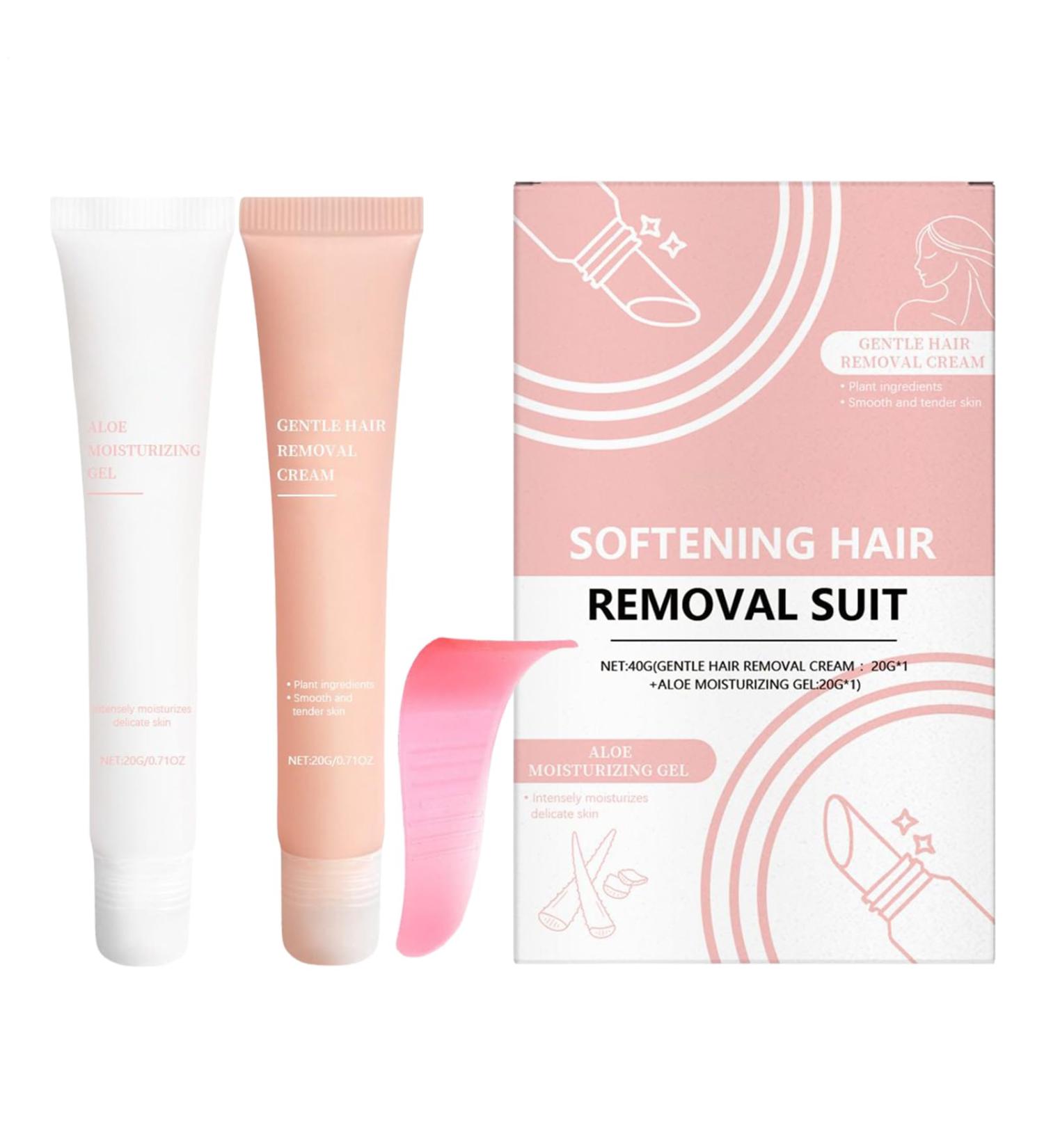 Women's Face Hair Removal Cream - Body Hair Removal with Moisturizing Effect Hair Removal Kit for Women Beard Eyebrow Chin Lip Upper Neck Body and Face at Home - Buy Online on GoSupps.com