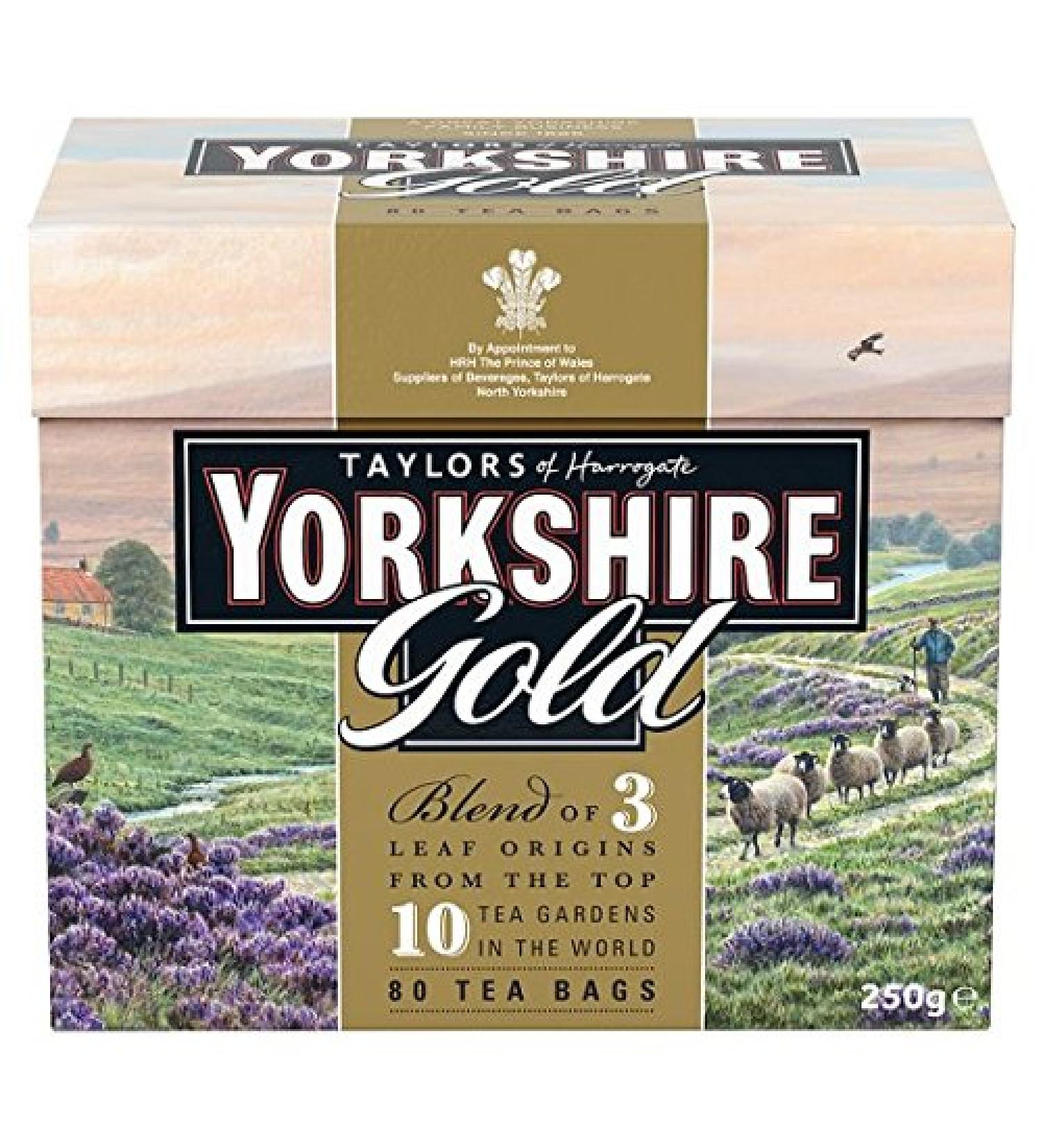 Yorkshire Yorkshire 80 golden tea bags 250g