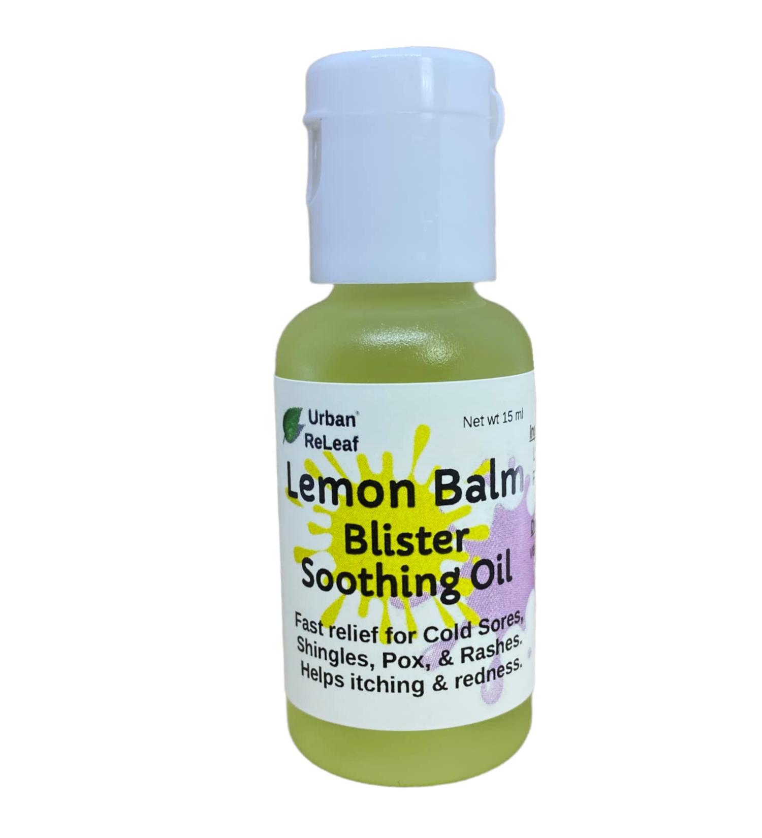 Urban ReLeaf Lemon Balm - Fast Relief for Blisters, Rashes, Bumps, and Bug Bites | 100% Natural | Made Fresh in the USA - Buy Online on GoSupps.com