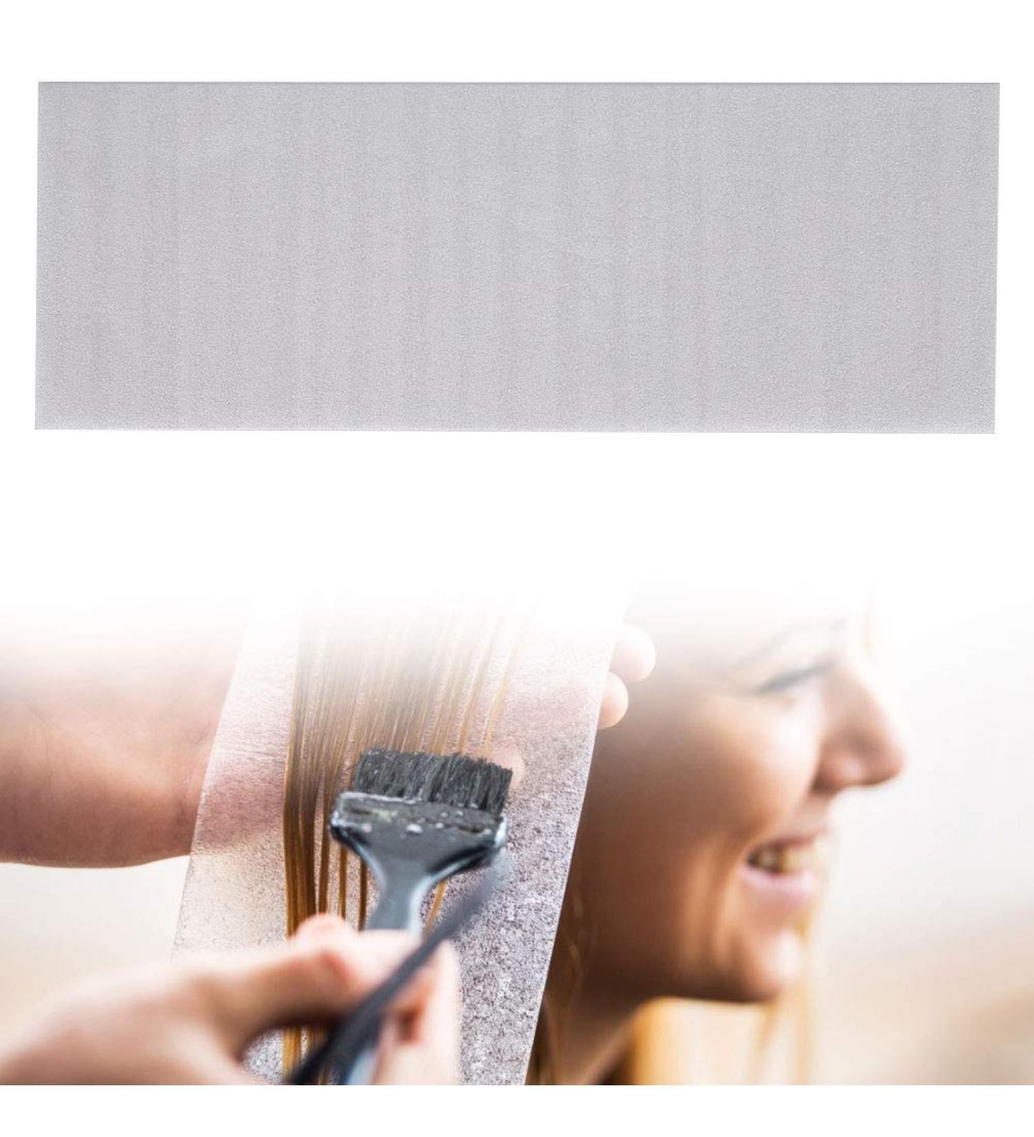 Hair Coloring Paper Strips Reusable Transparent Hair Wraps Hair Dye Paper Professional Hair Highlighting Strips for Salon Barber Hair Stylists(Long) - Buy Online on GoSupps.com