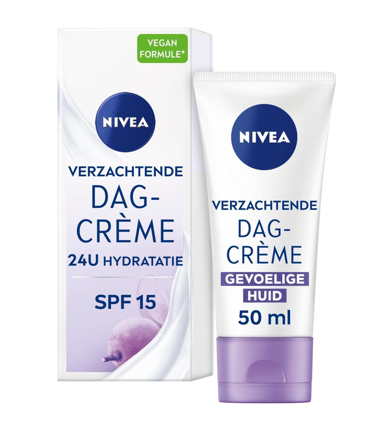 Beiersdorf NIVEA Essentials Soothing Day Cream SPF15 sensitive skin Moisturizing Face Cream Face care 50ml - Buy Online on GoSupps.com