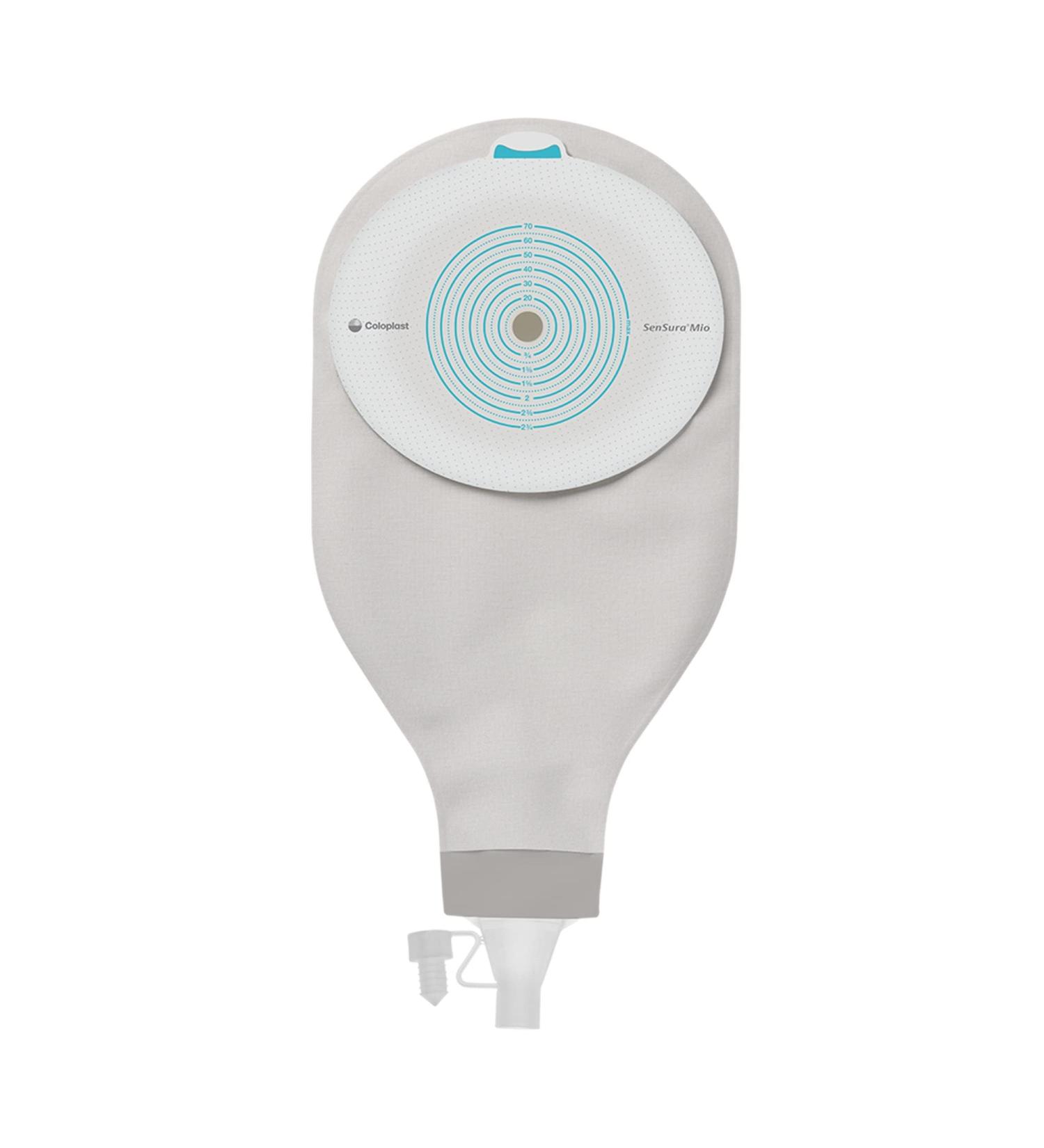 SenSura Mio High Output Ostomy Pouch Drainable 10 to 70 mm Stoma 1pc System Transparent 18665 10 Ct