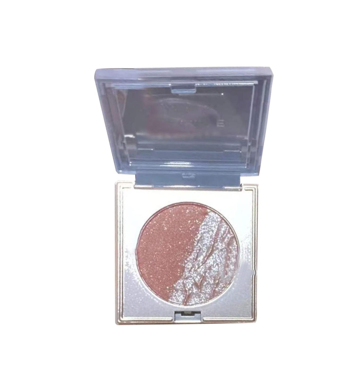 New Double Pieced Small Crying Pack Water Light Highlighter Powder Eyeshadow Use Glitter Nudes (C One Size) 1 count (Pack of 1) C - Buy Online on GoSupps.com