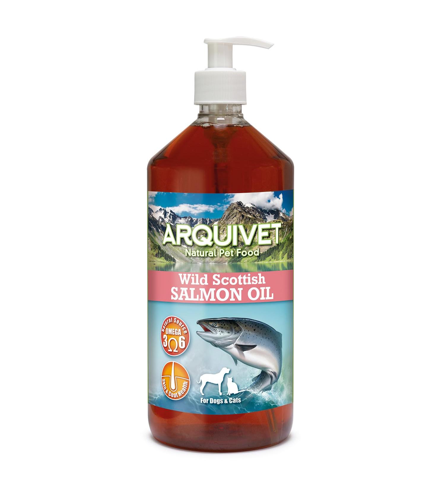 Arquivet - Scottish Salmon Oil - for Dogs and Cats - 1 Liter - Buy Online on GoSupps.com