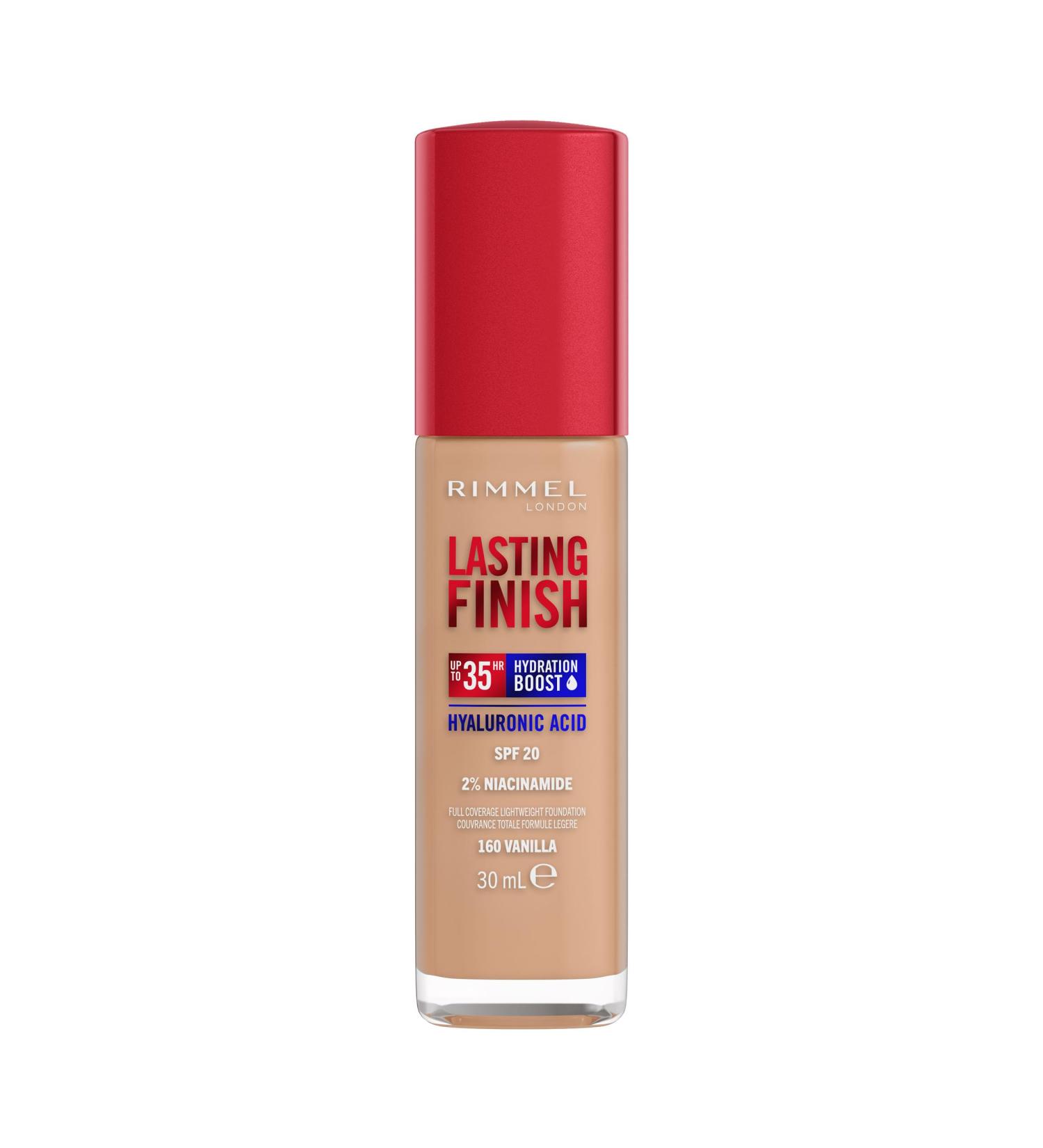 Rimmel Lasting Finish 35HR Foundation - Soft Beige 200 & Vanilla 160 - Buy Online on GoSupps.com